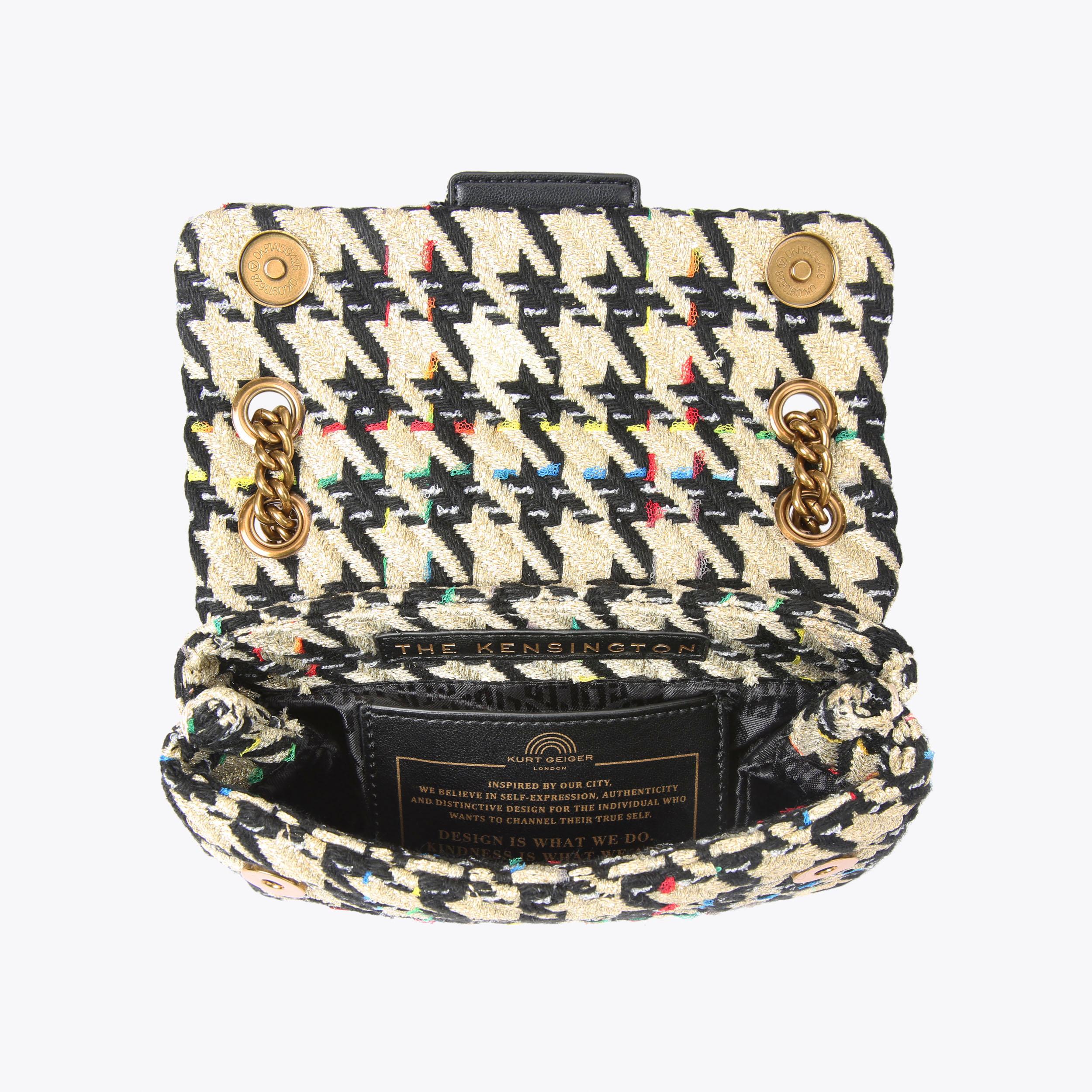 Kurt geiger tweed hot sale kensington bag