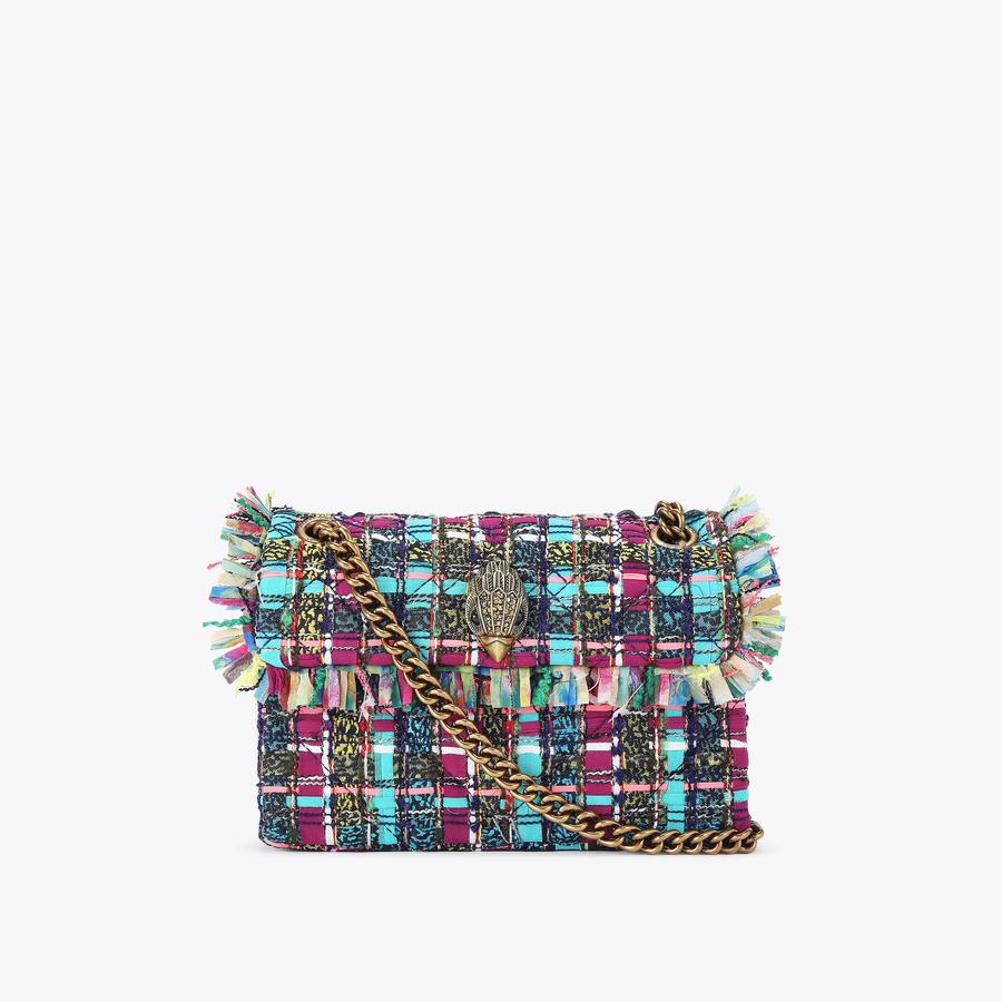 TWEED MINI KENSINGTON Tweed Kensington Bag by KURT GEIGER LONDON