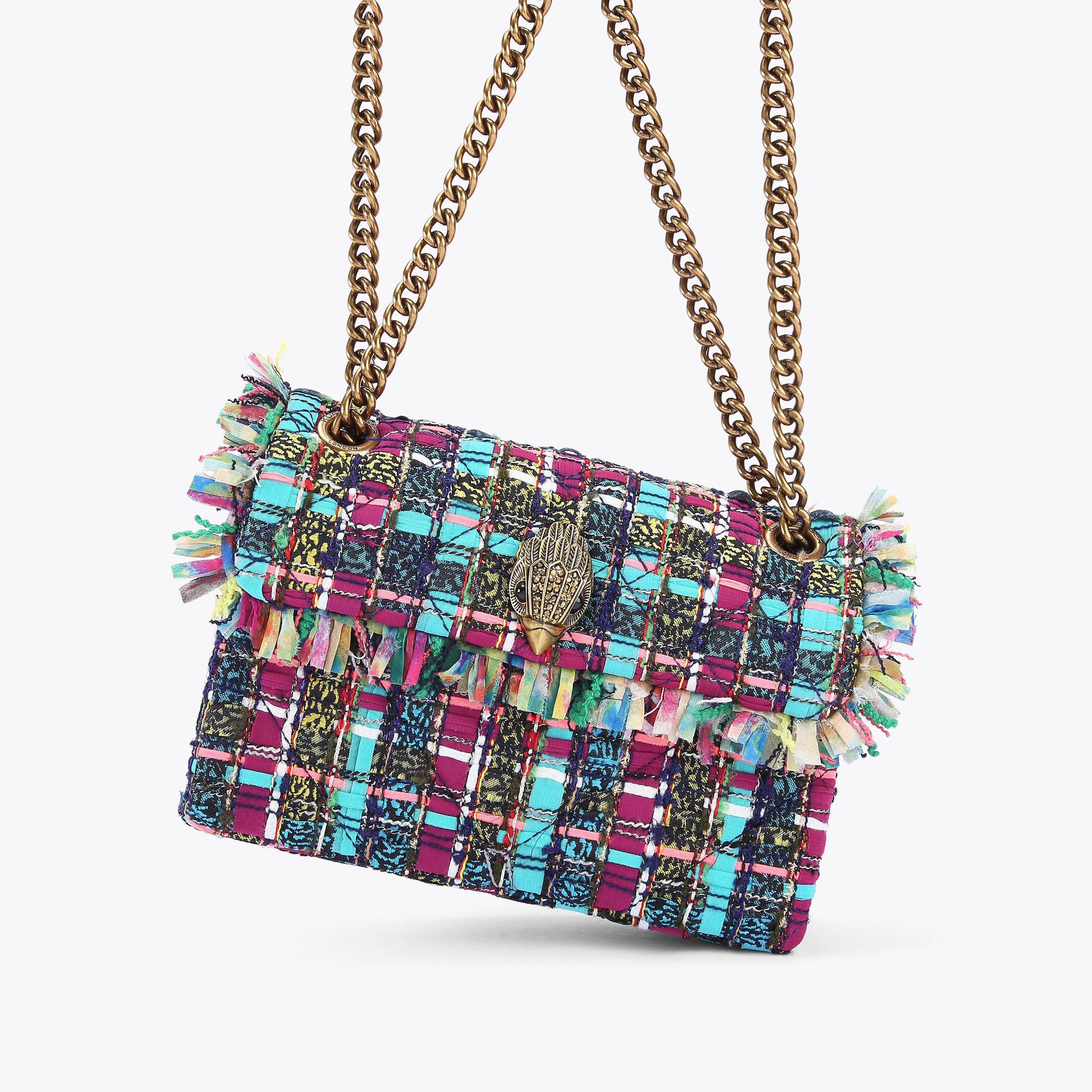 TWEED MINI KENSINGTON Tweed Kensington Bag by KURT GEIGER LONDON