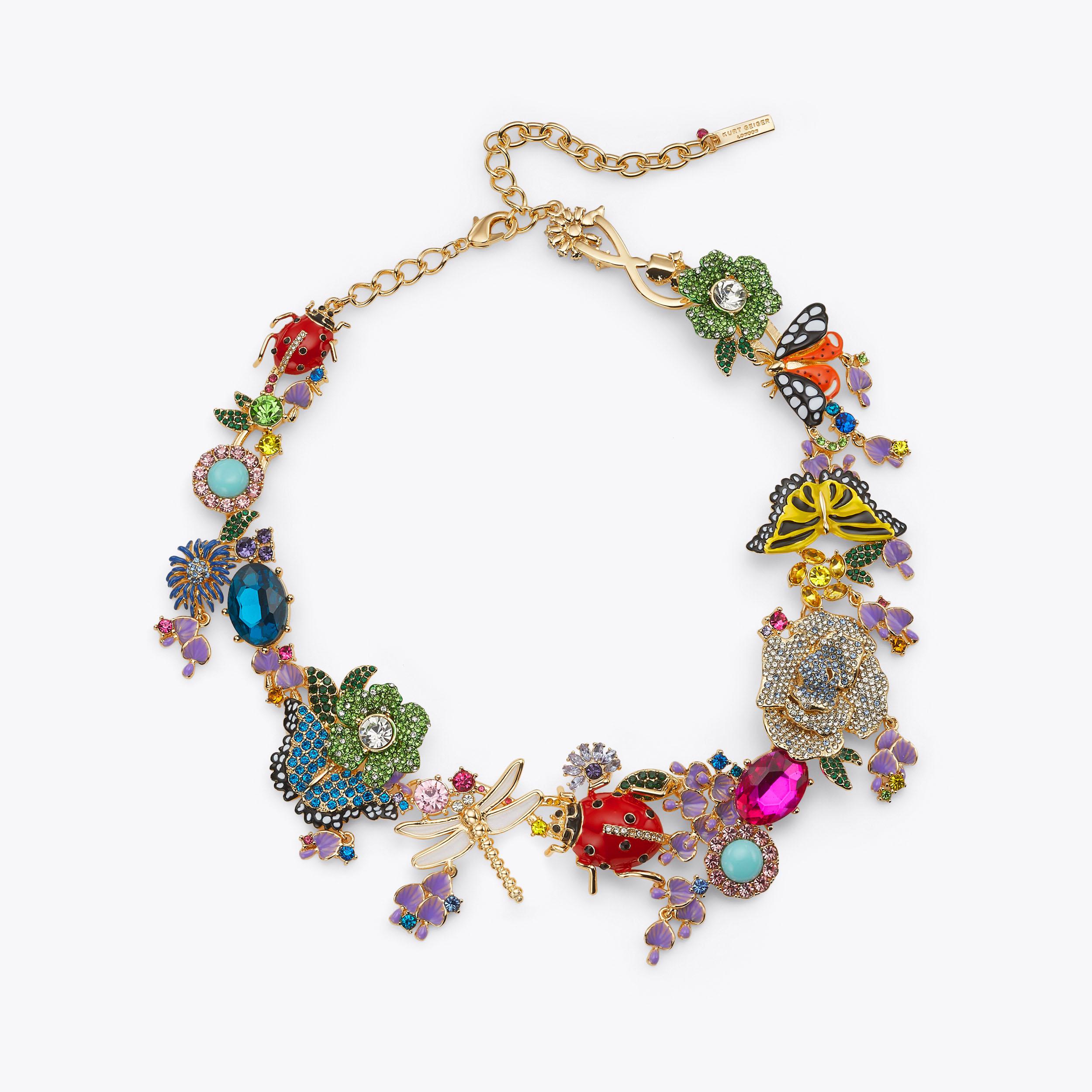 FC NECKLACE Floral Couture Necklace by KURT GEIGER LONDON