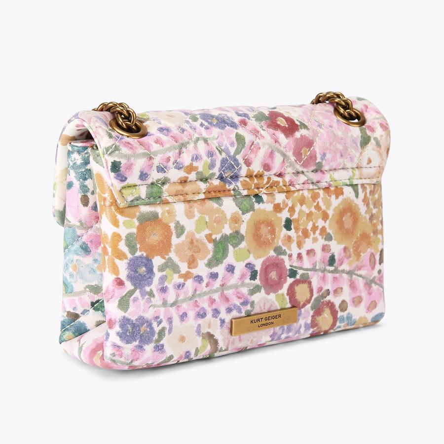 FC MINI KENSINGTON Floral Leather Cross Body Bag by KURT