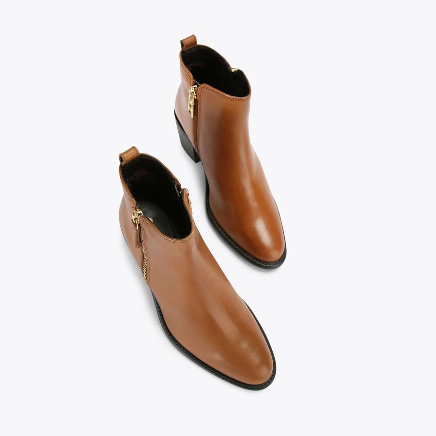 SECIL Tan Leather Boot by CARVELA SECIL Tan Leather Boot by CARVELA
