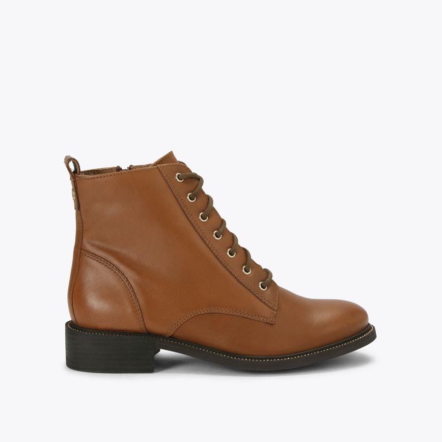 SPIKE Brown Leather Boots by CARVELA