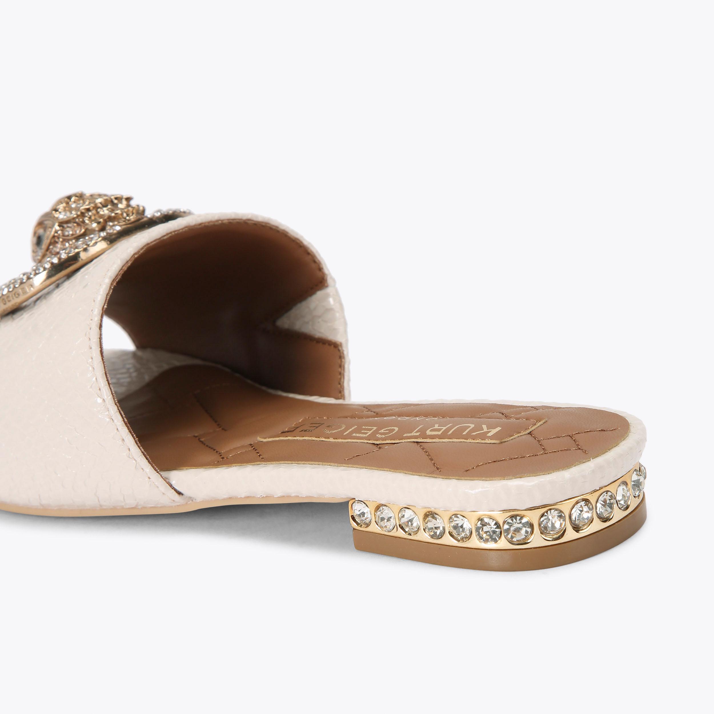 【COVERNAT】Note Cork Slide Sand Beige Covernat Unisex C Logo Slide Beige | Slippers for Women