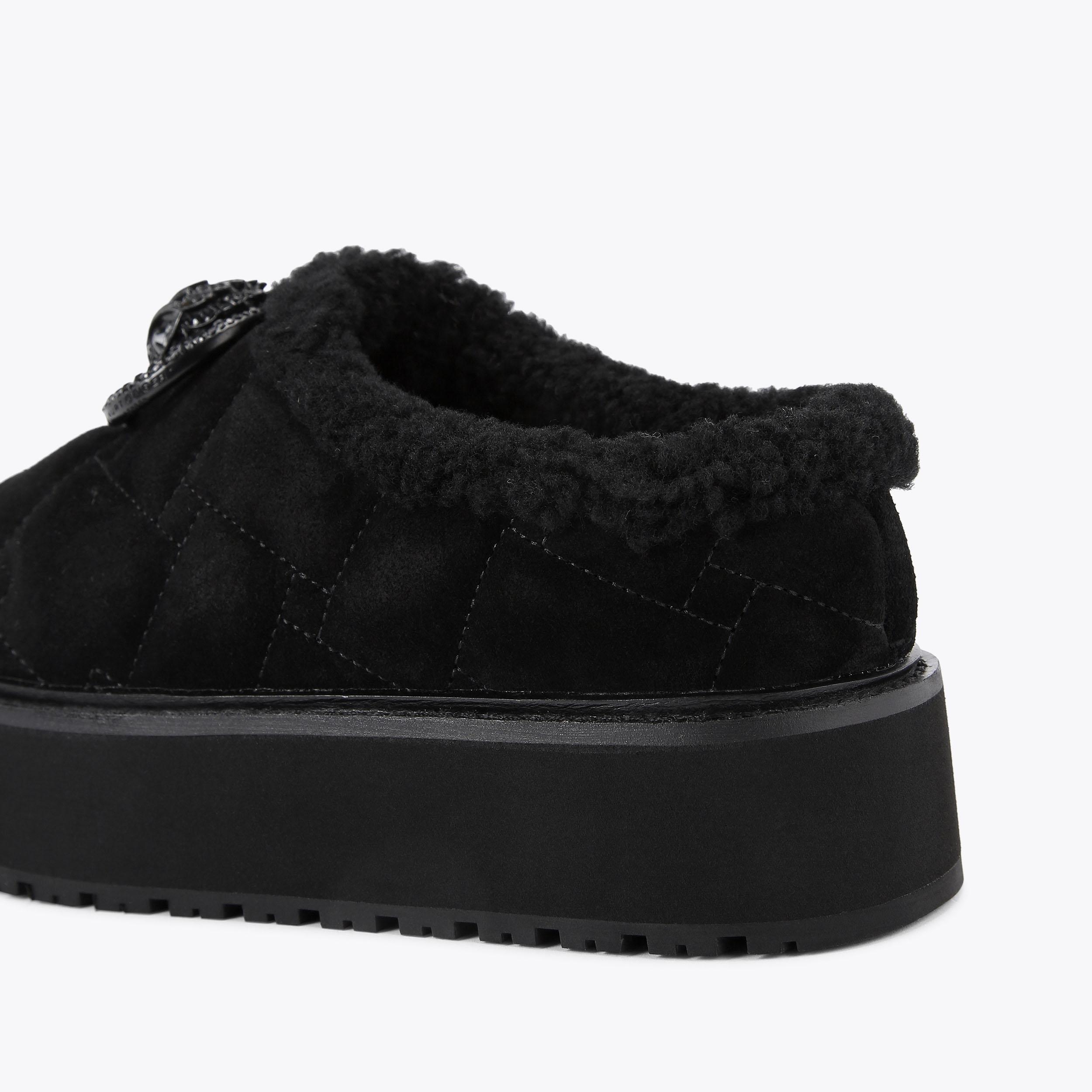 Suede flatform deals