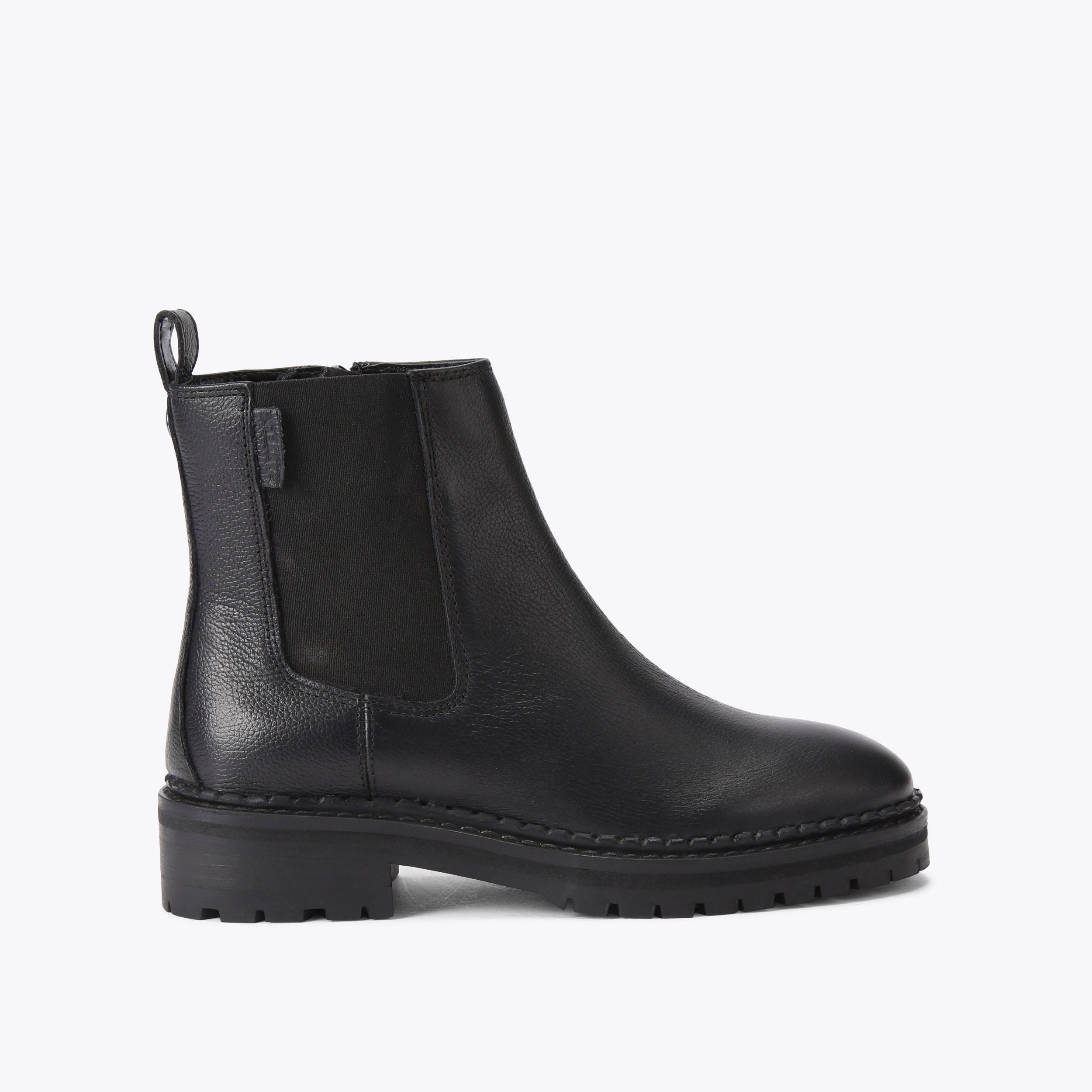 COMPANION Textured Leather Ankle Boot by CARVELA