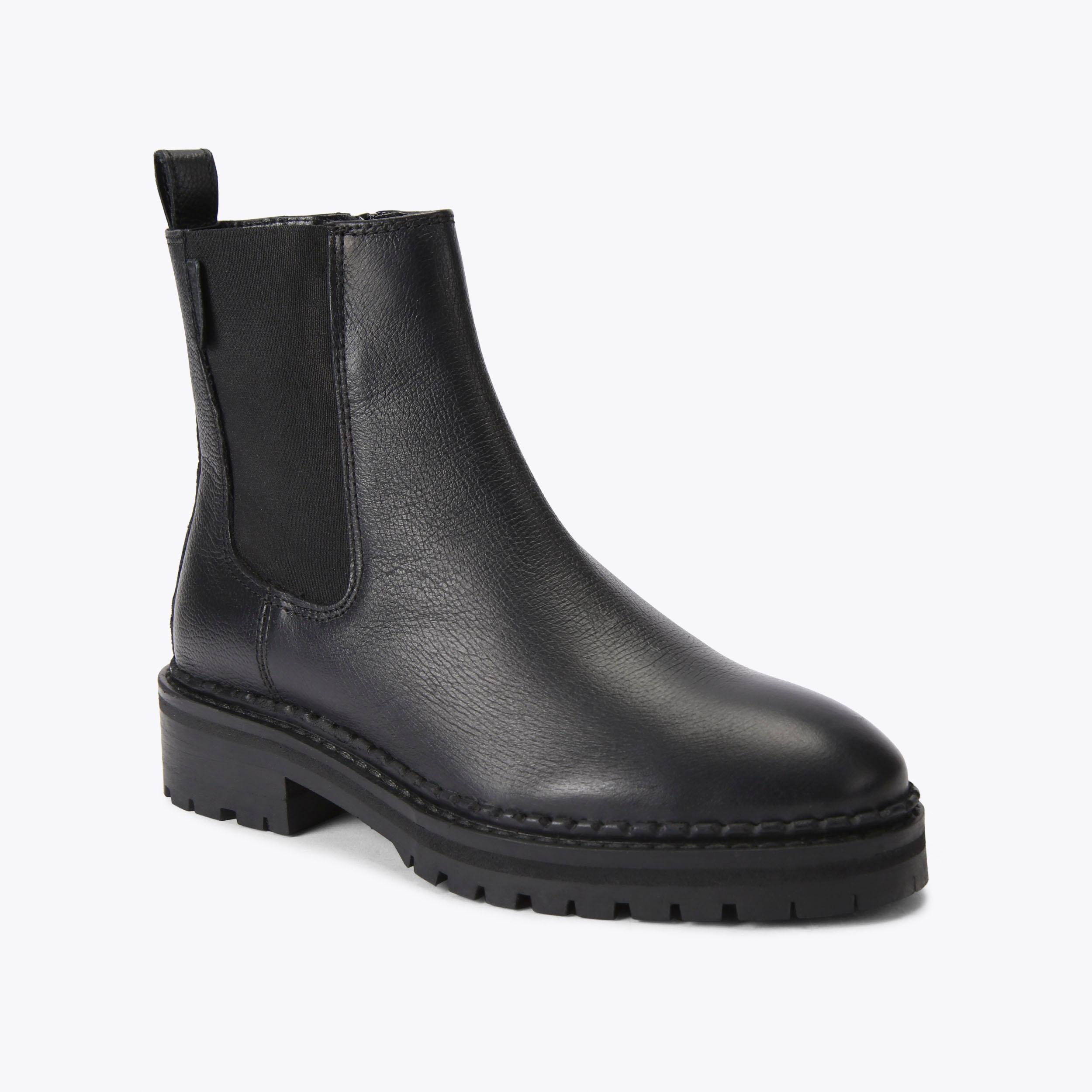 COMPANION Textured Leather Ankle Boot by CARVELA