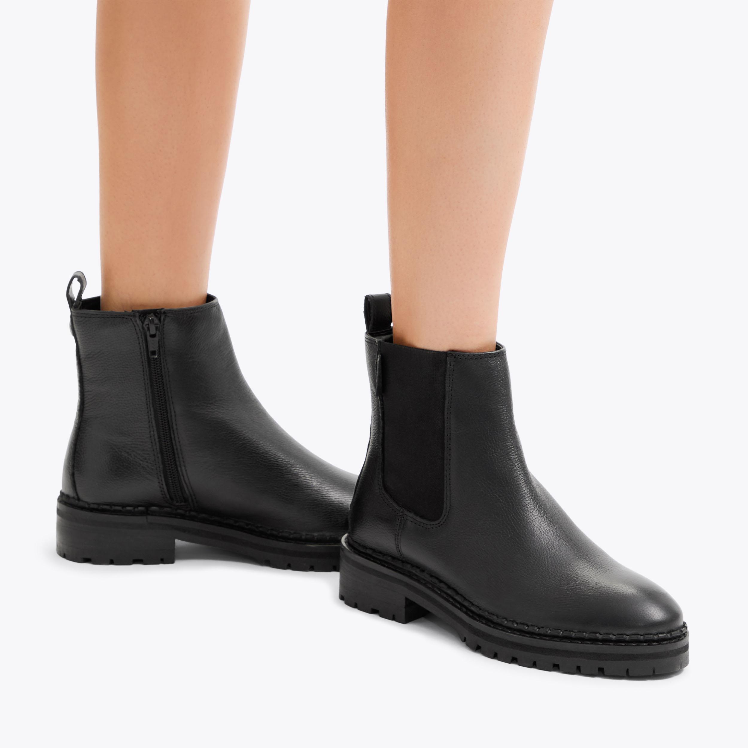 COMPANION Textured Leather Ankle Boot by CARVELA