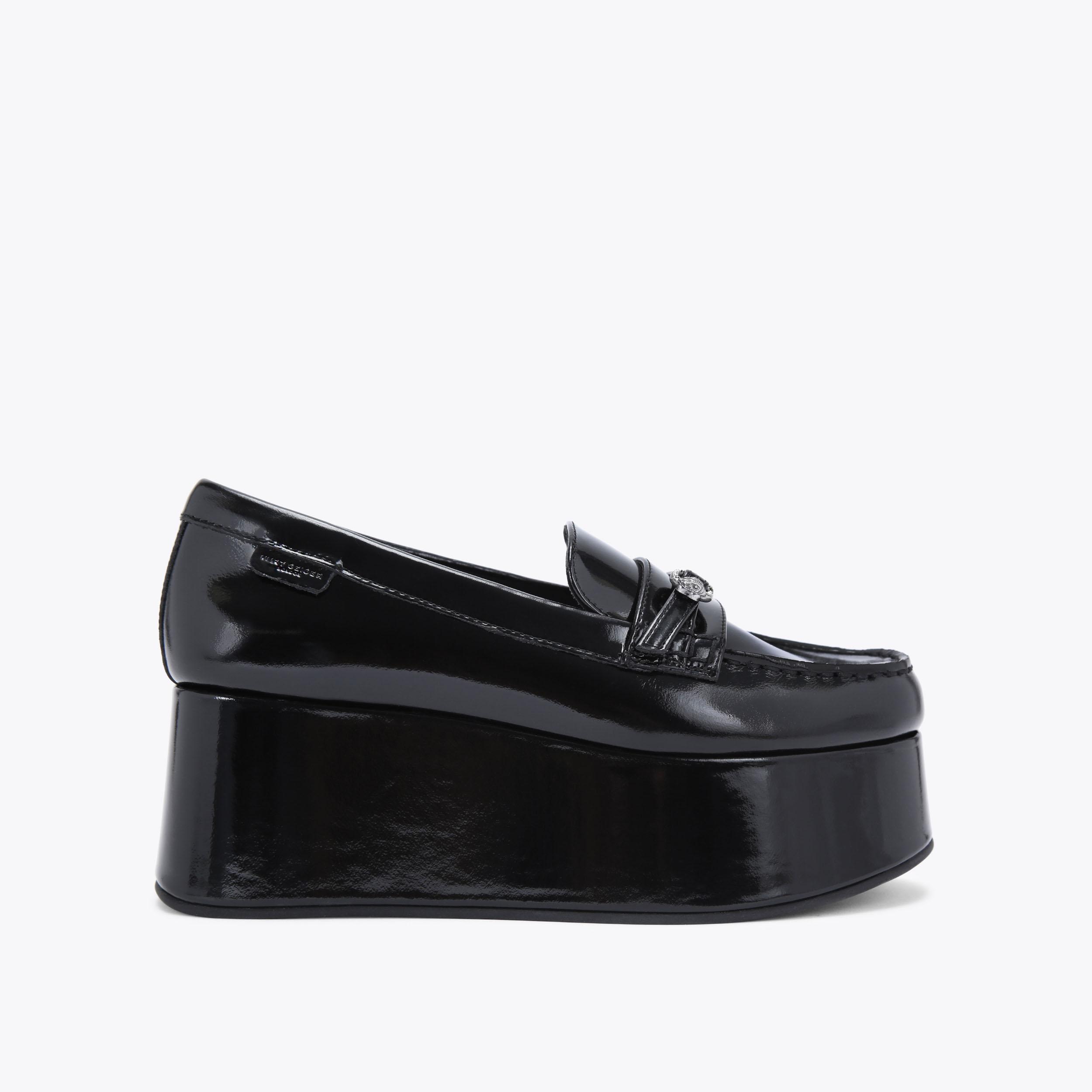 Womens platform shops loafers