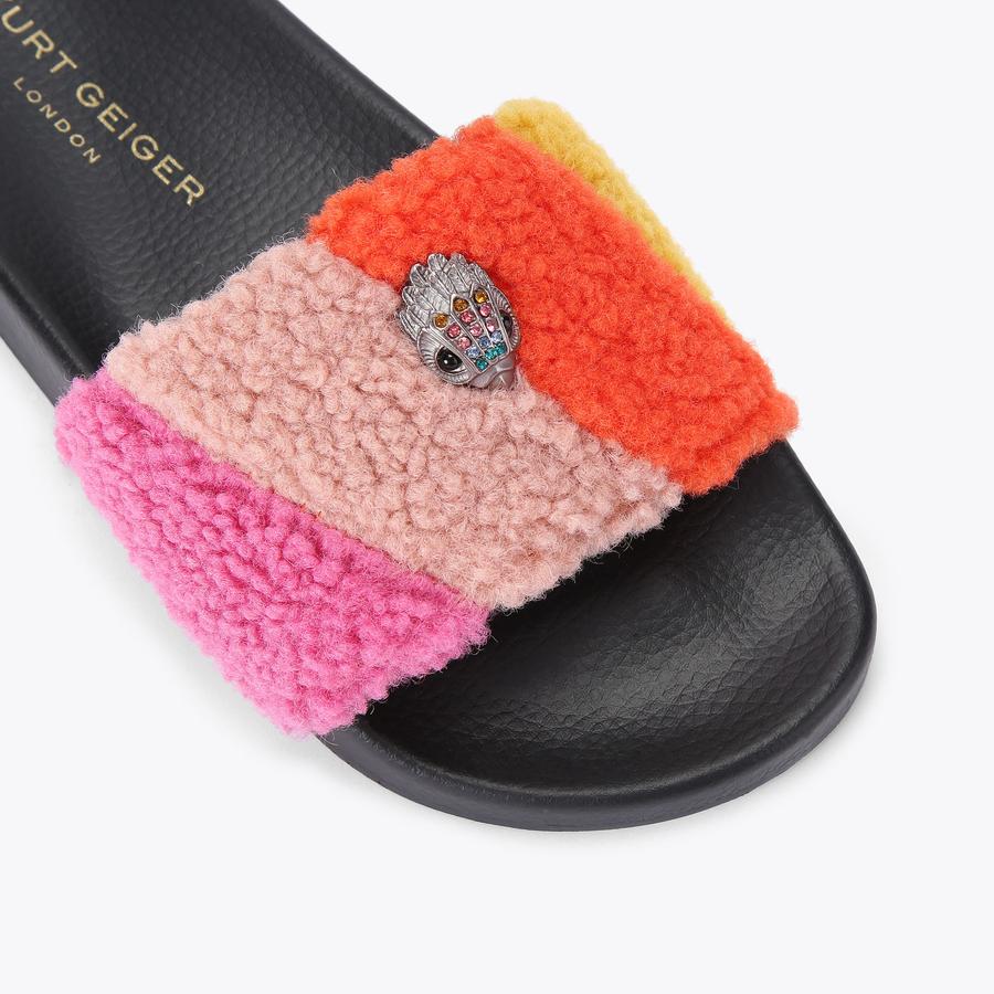MEENA TEDDY Rainbow Borg Slip On Sandal by KURT GEIGER LONDON