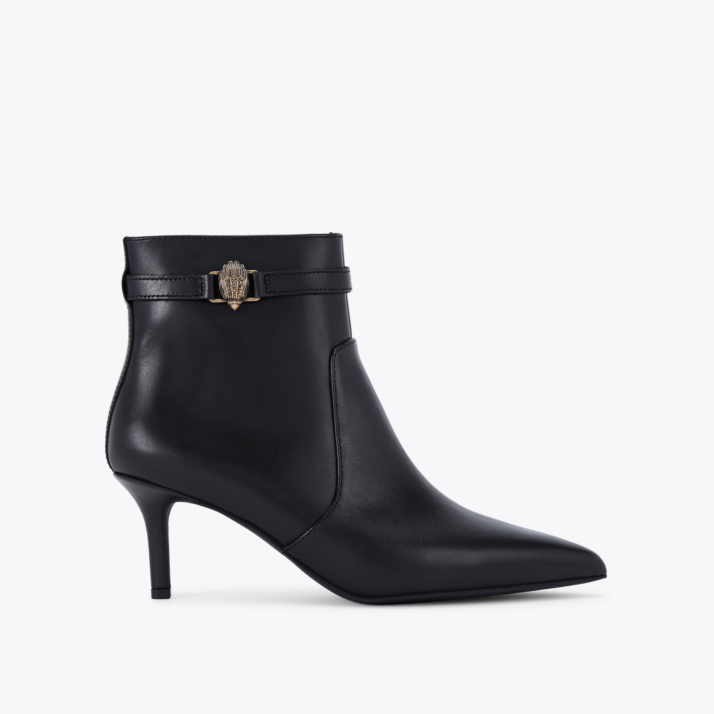 KENSINGTON FLEXI ANKLE Black Heeled Ankle Boot by KURT GEIGER LONDON