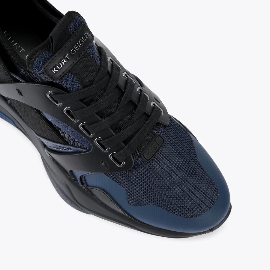 RICHMOND RUNNER Navy Sneaker by KURT GEIGER LONDON