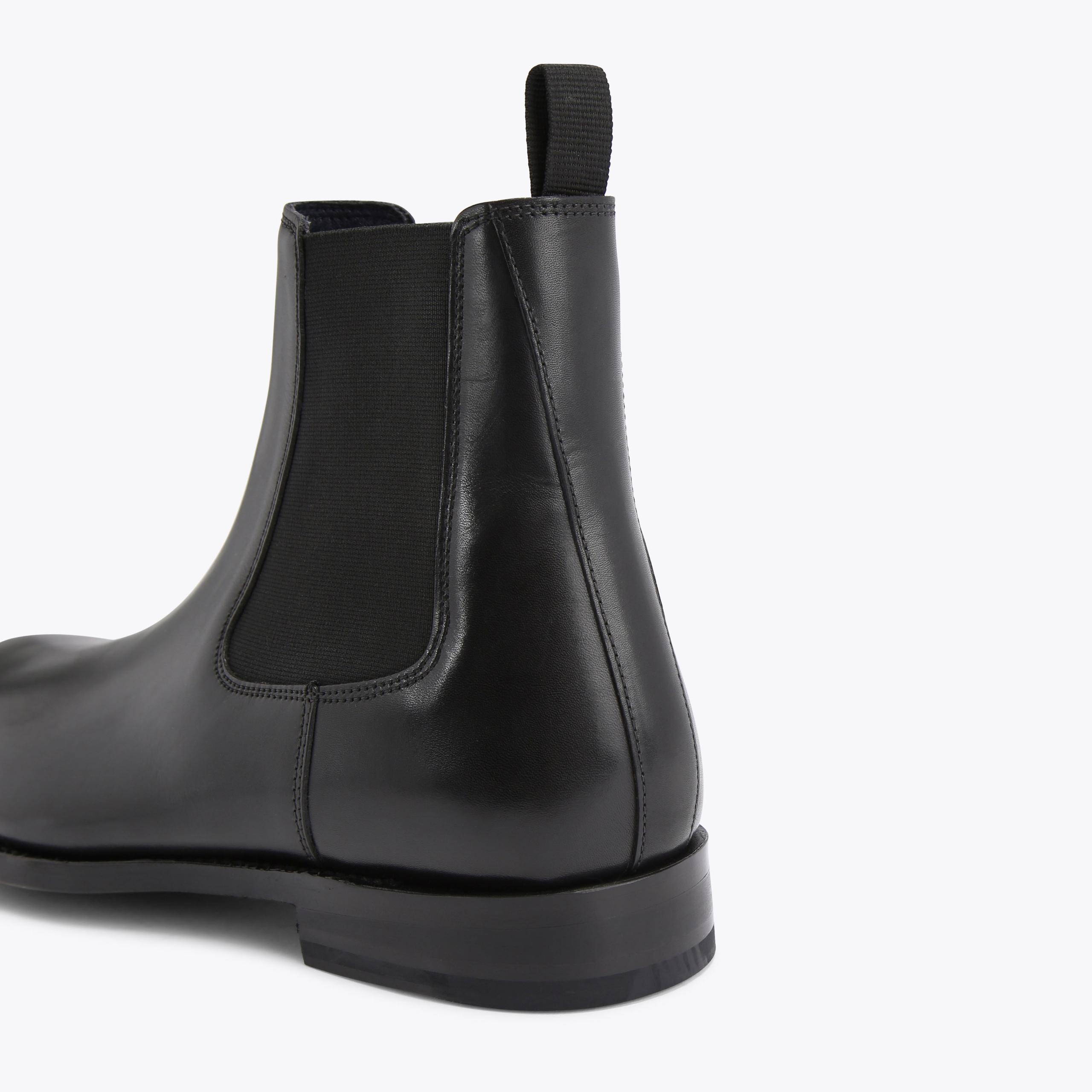 SLOANE CHELSEA BOOT GW Black Leather Chelsea Boot by KURT GEIGER LONDON