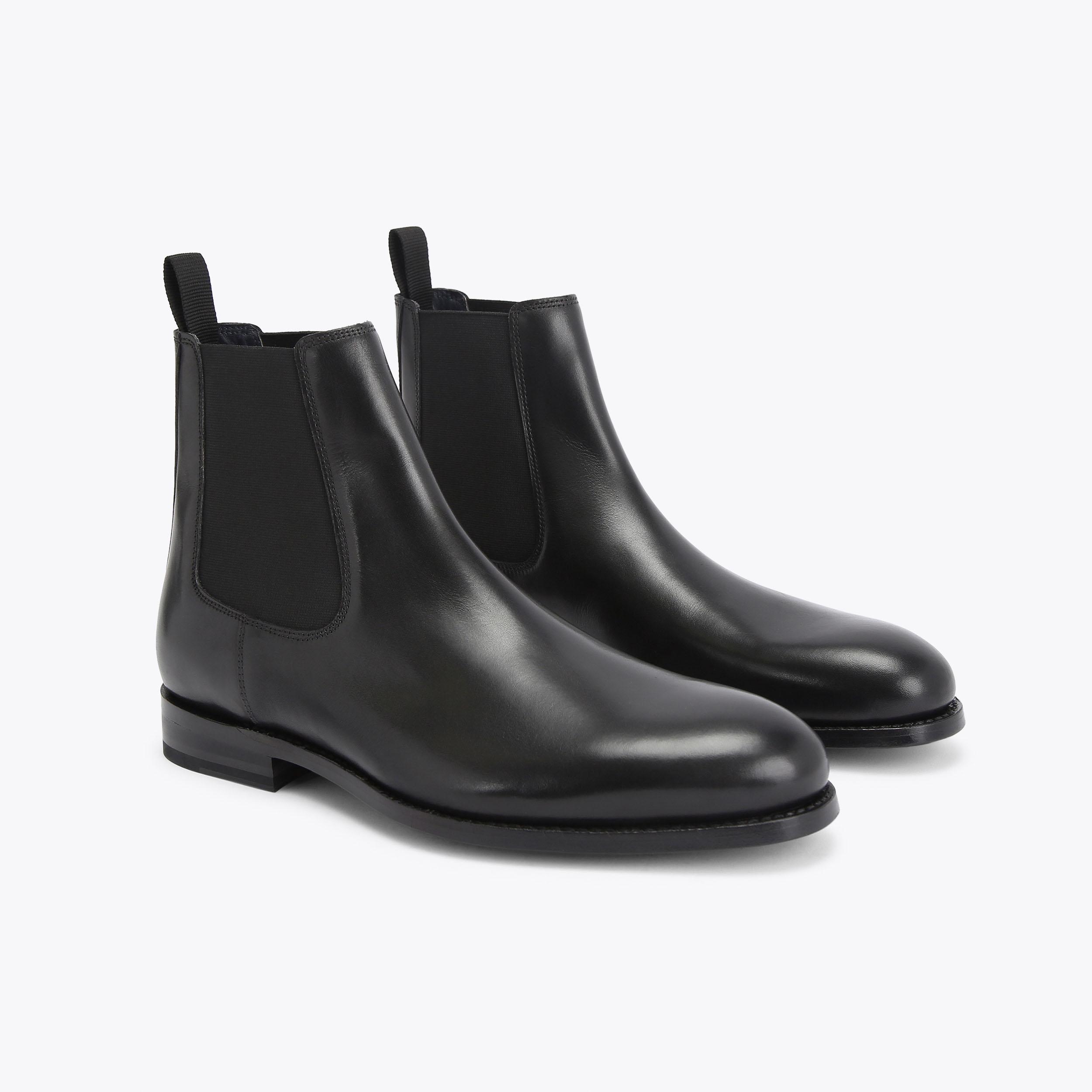 SLOANE CHELSEA BOOT GW Black Leather Chelsea Boot by KURT GEIGER LONDON