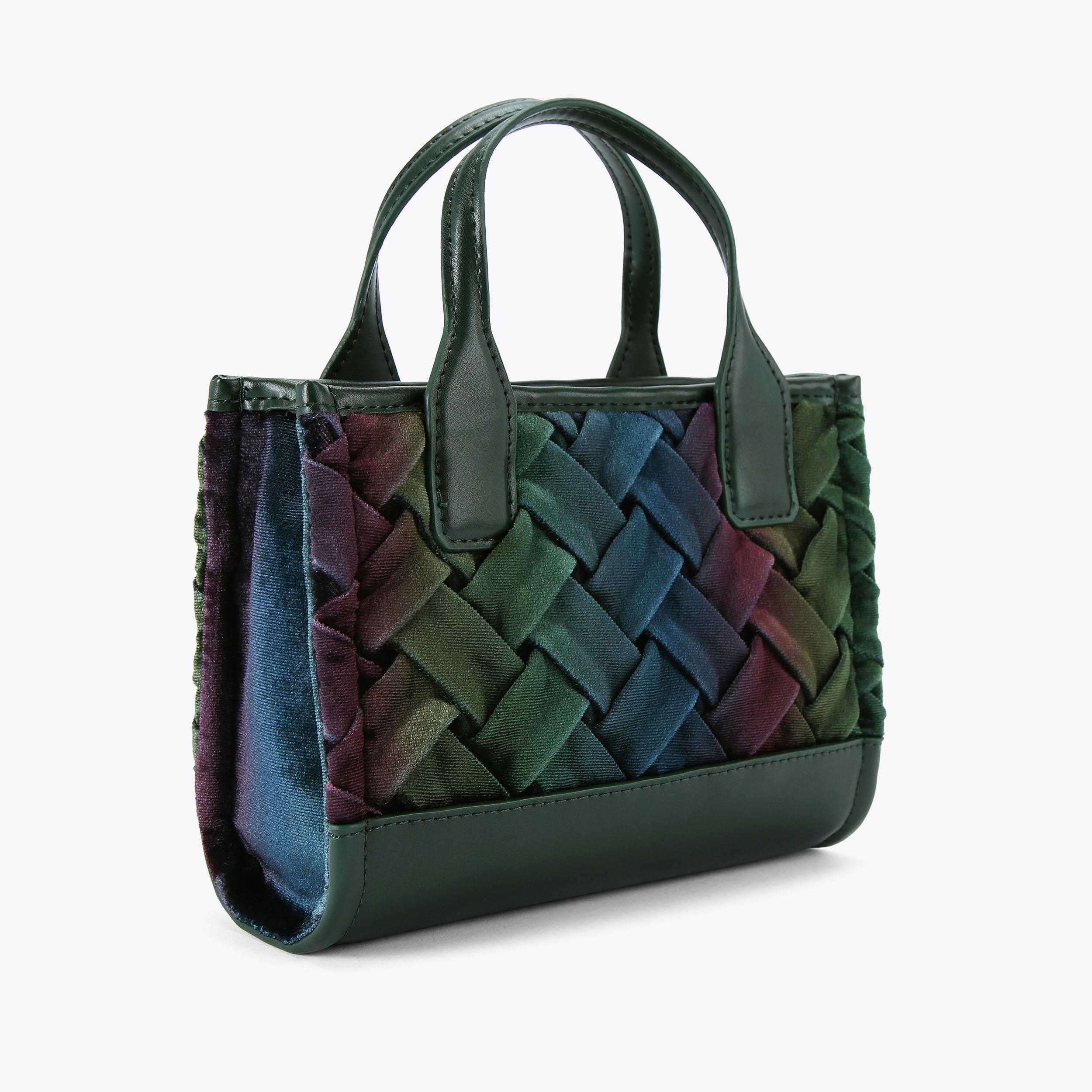 Velvet shopper bag sales