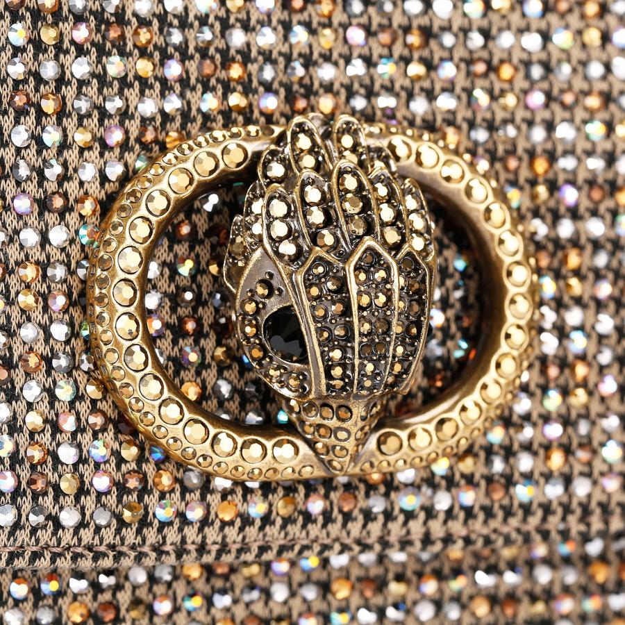 SM CHELSEA XBODY Crystal Houndstooth Cross Body Bag by KURT GEIGER