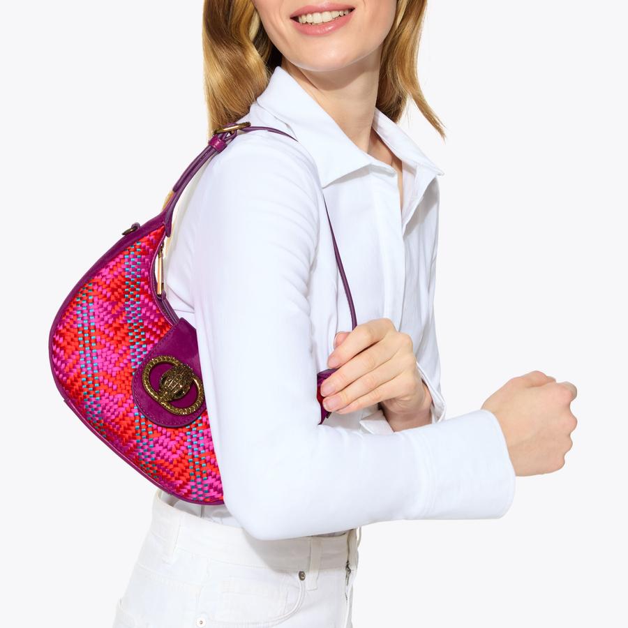 SM CHELSEA HOBO Fuchsia Orange Hobo Bag by KURT GEIGER LONDON