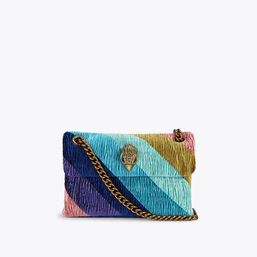 VELVET MINI KENSINGTON Velvet Stripe Kensington by KURT GEIGER LONDON