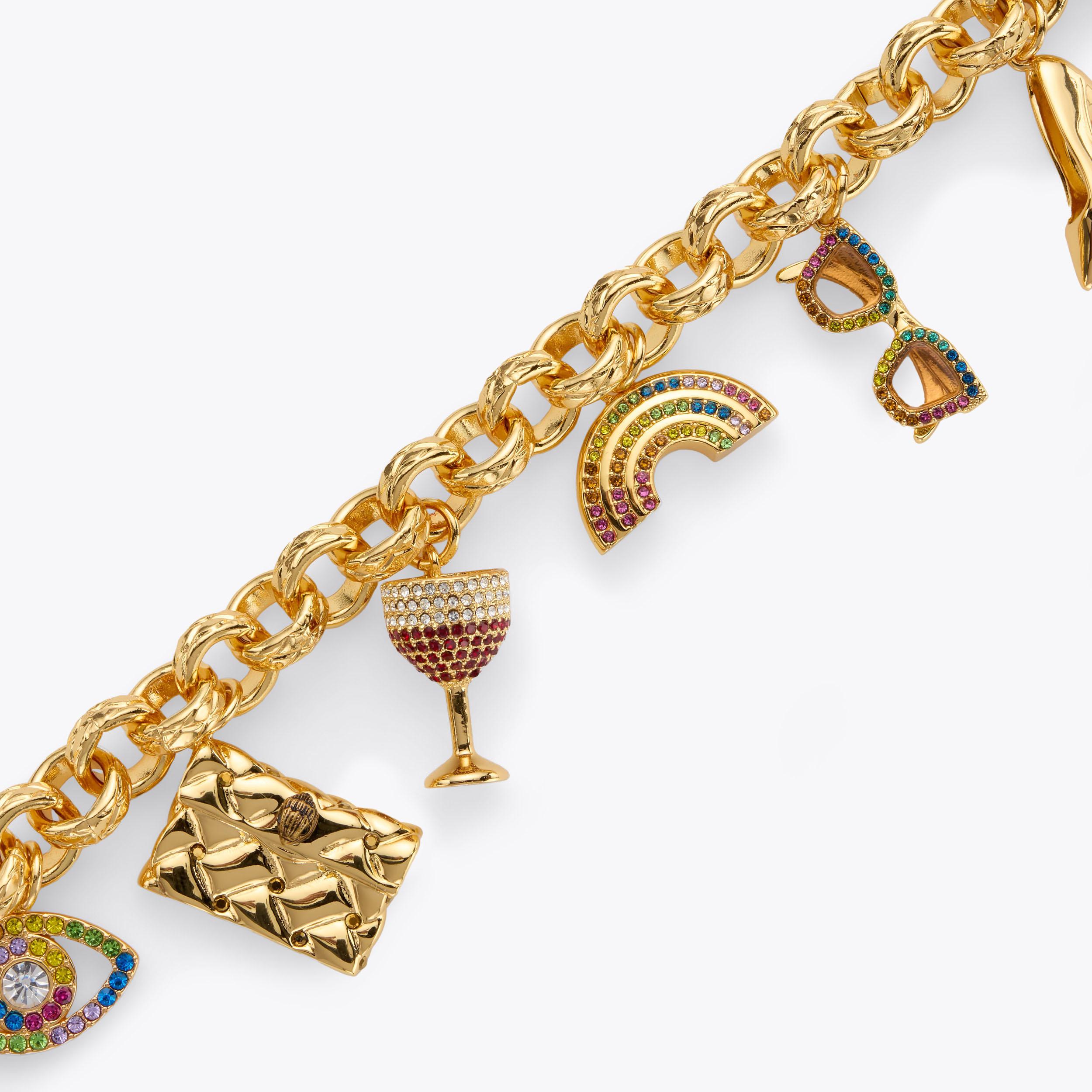 Brass charm bracelet store