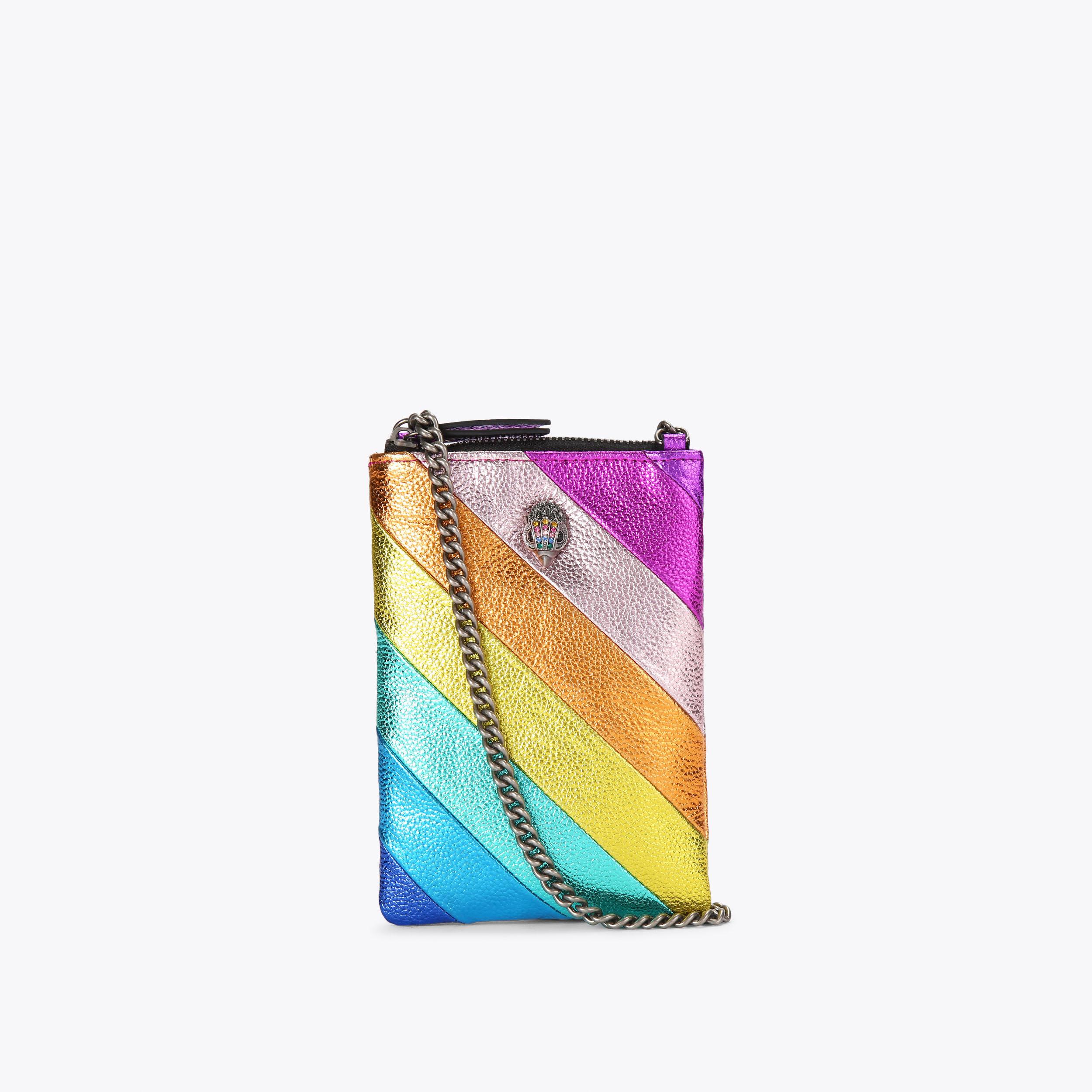 KENSINGTON PHONE XBODY Rainbow Stripe Phone Holder by KURT GEIGER