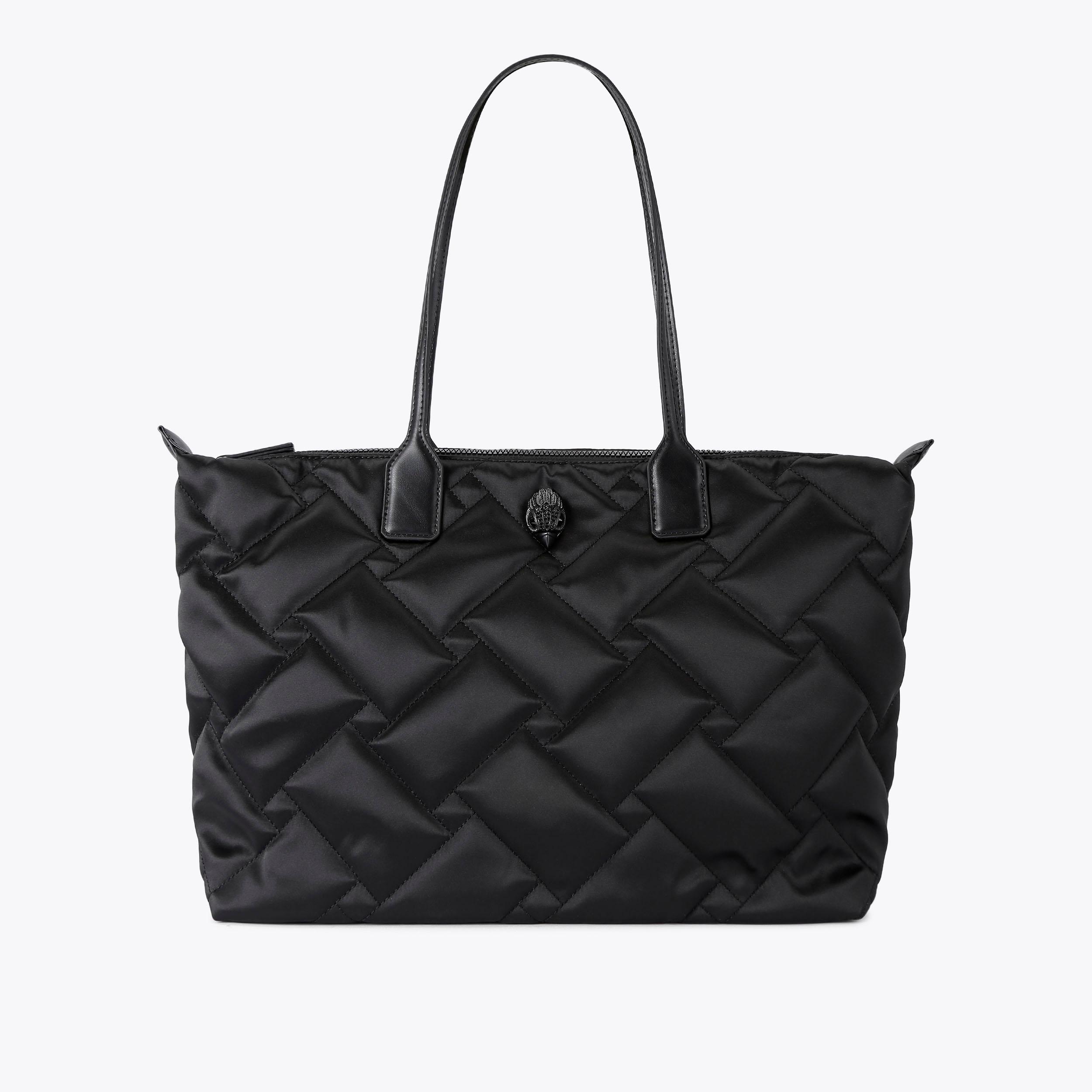 everyone nylon logo tote bag (BLACK)（everyone nylon logo