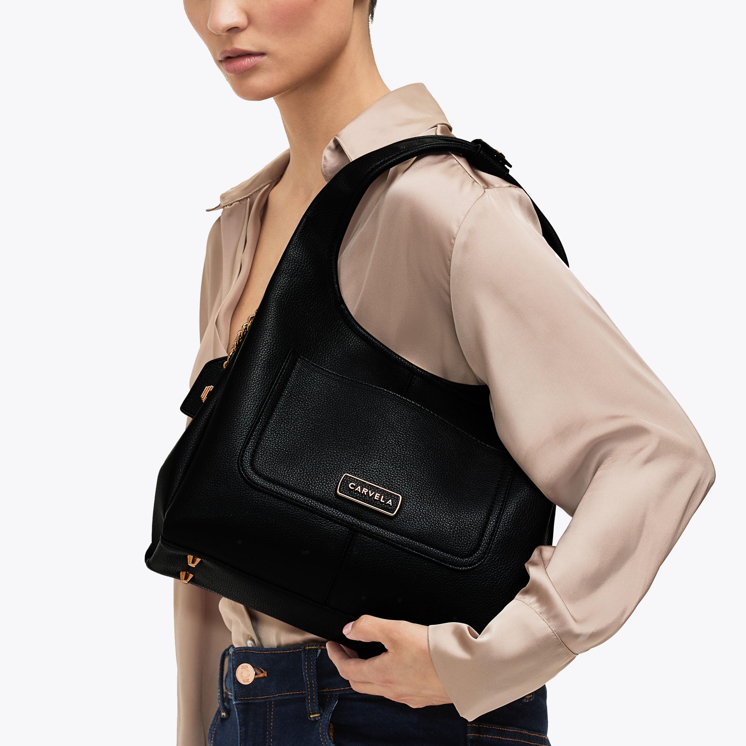 MINI MILANO Black Shoulder Bag by CARVELA