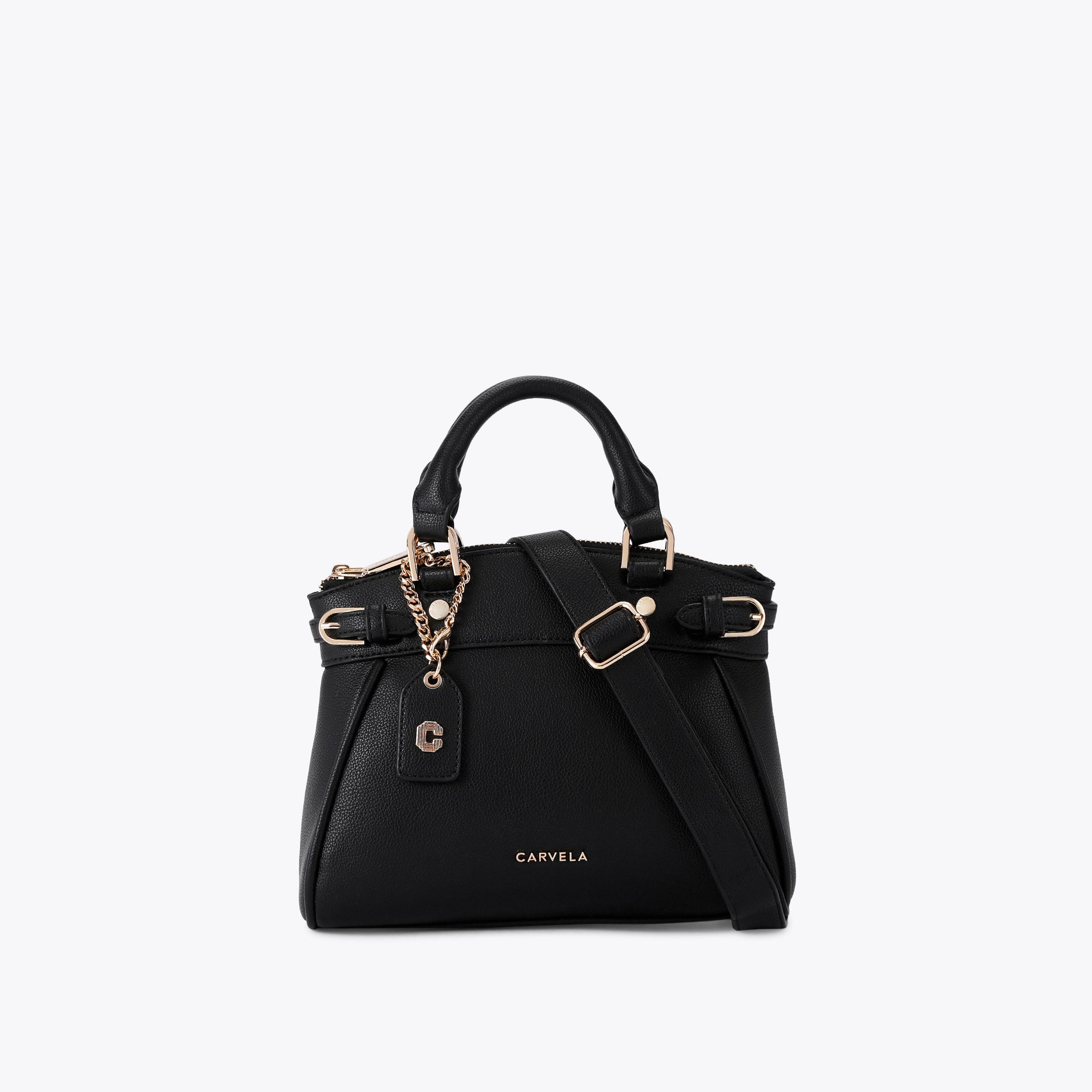 Carvela black mini tote bag store