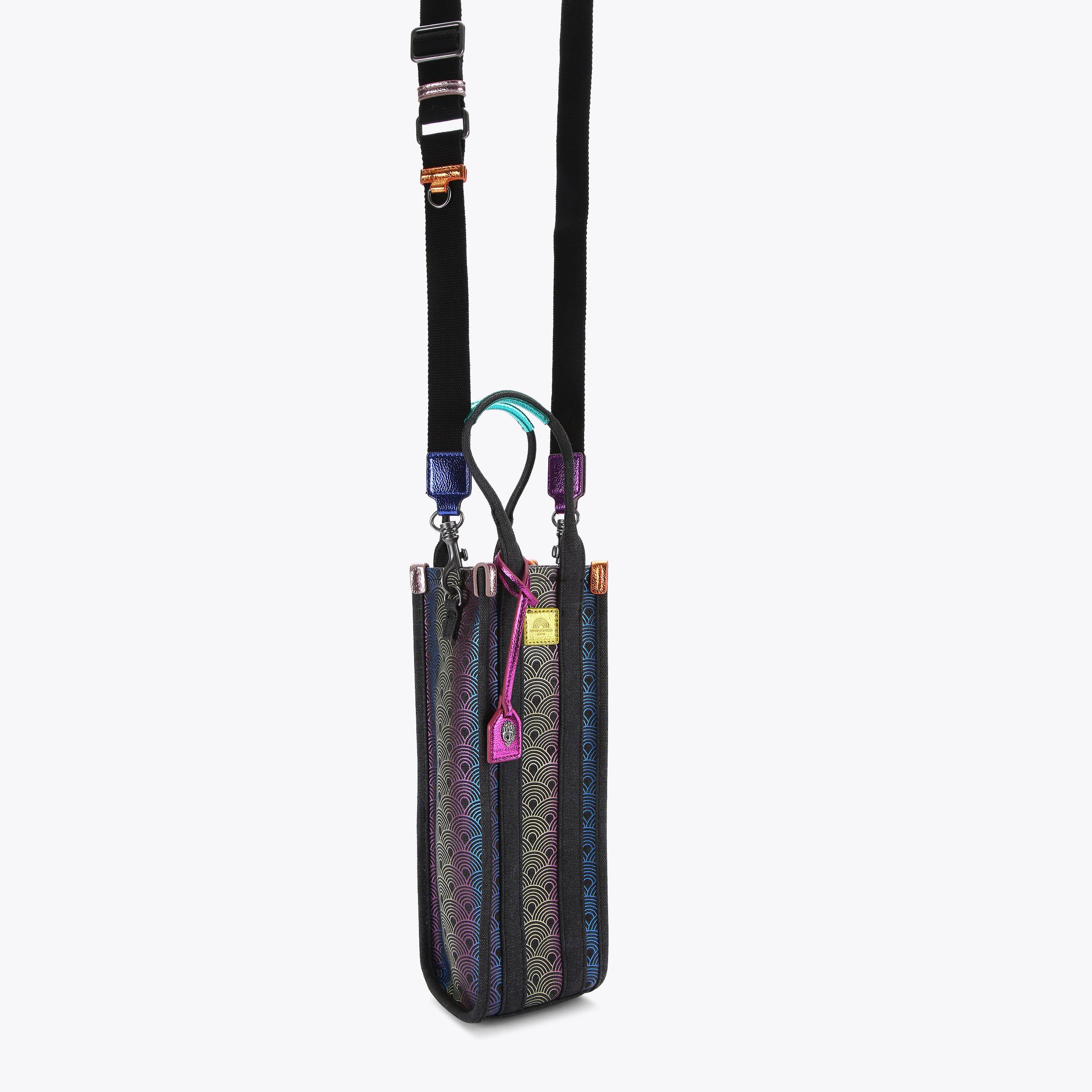 SOUTHBANK BOTTLE HOLDER Canvas Cross Body Bottle Bag by KURT GEIGER LONDON