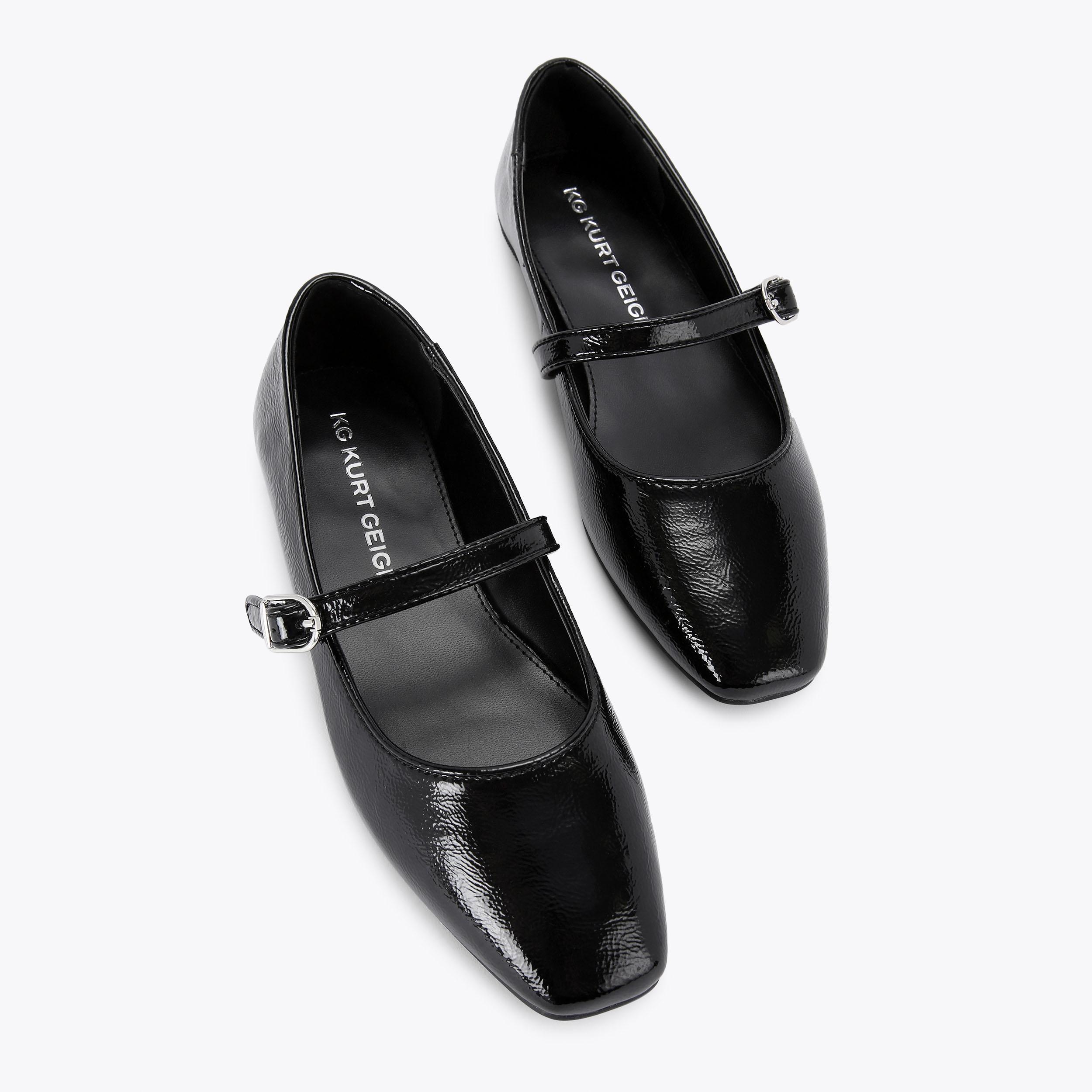 NINA Black Ballet Flat by KG KURT GEIGER