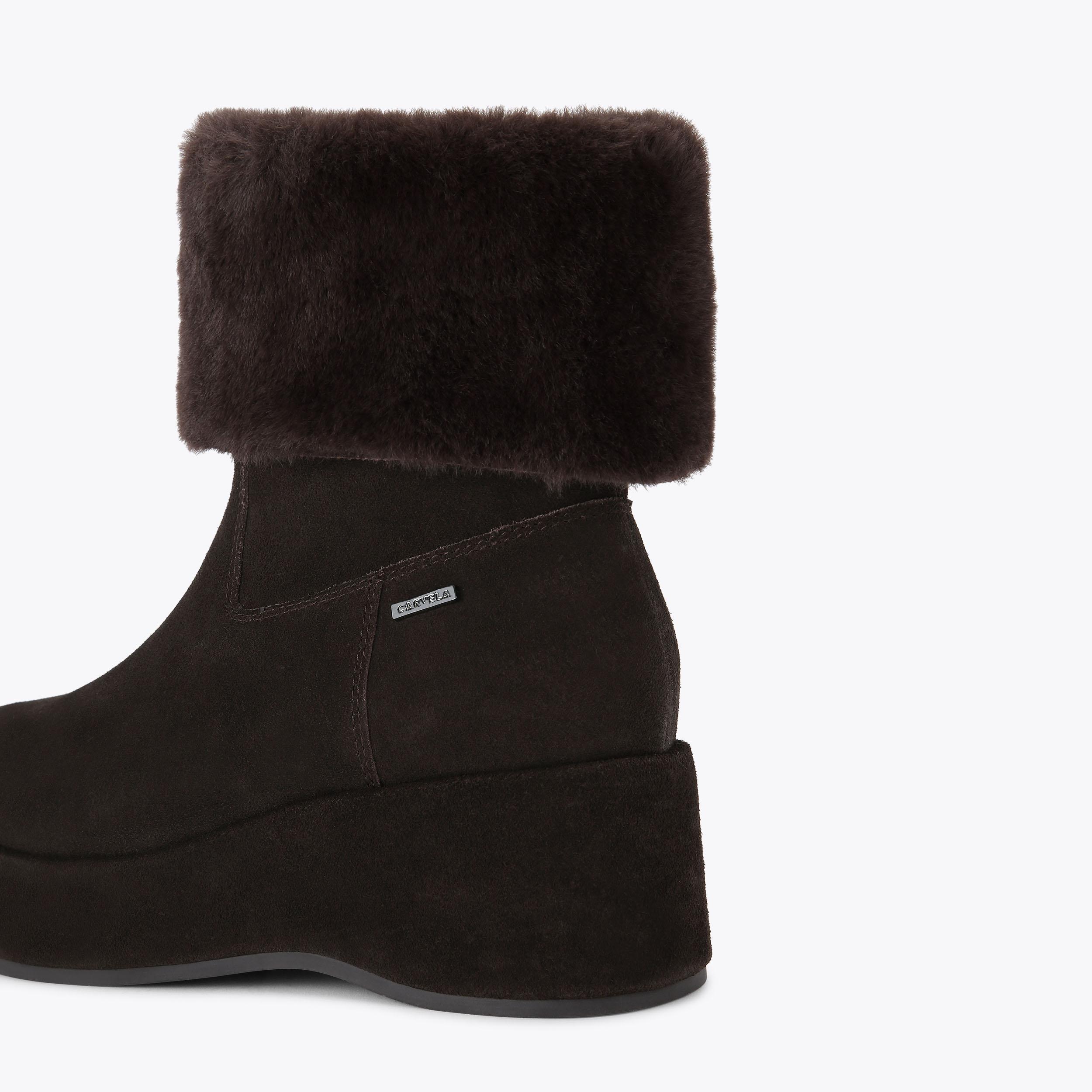 Carvela fur boots best sale