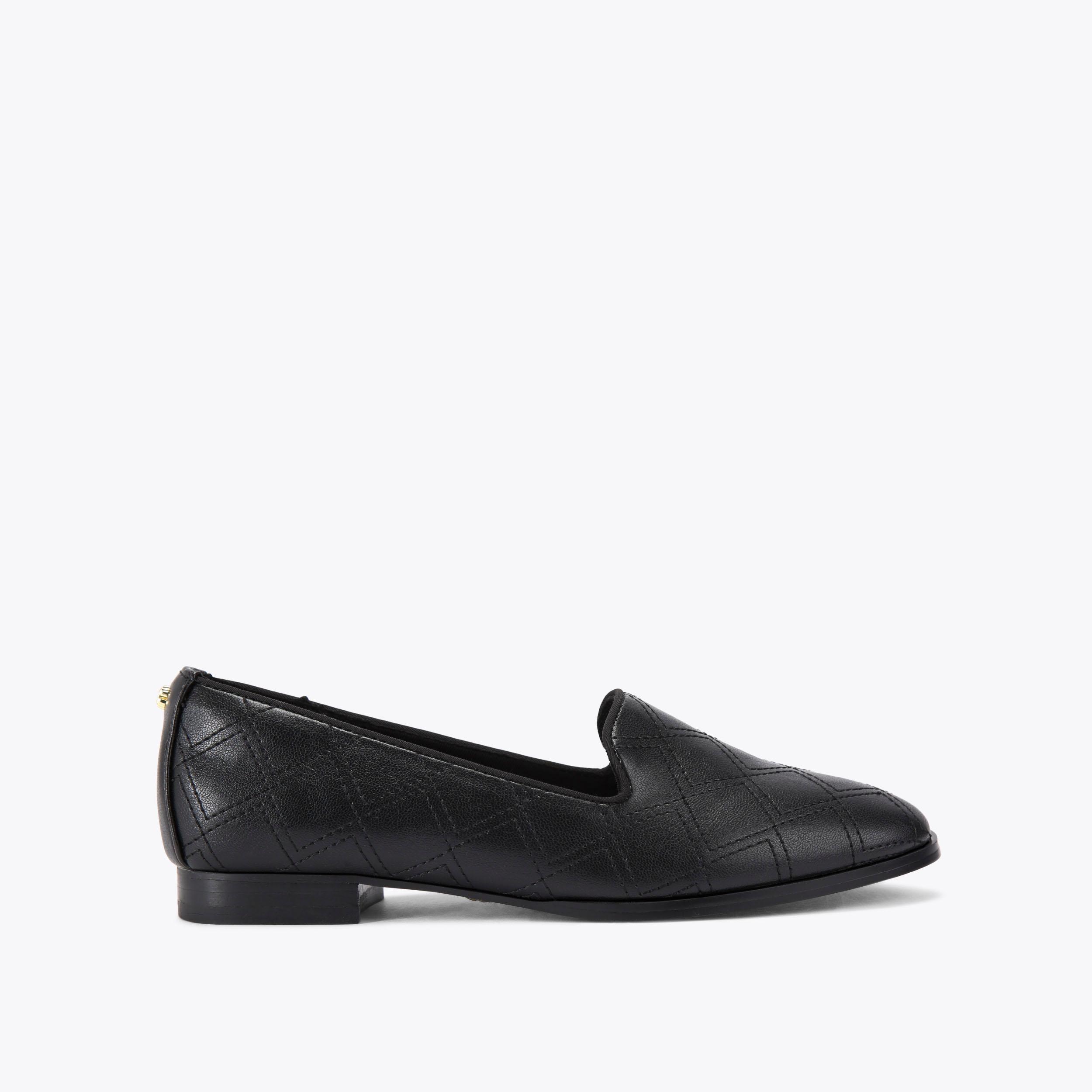 KINGSLEY LOAFER Black Crystal Slip On Loafer by CARVELA