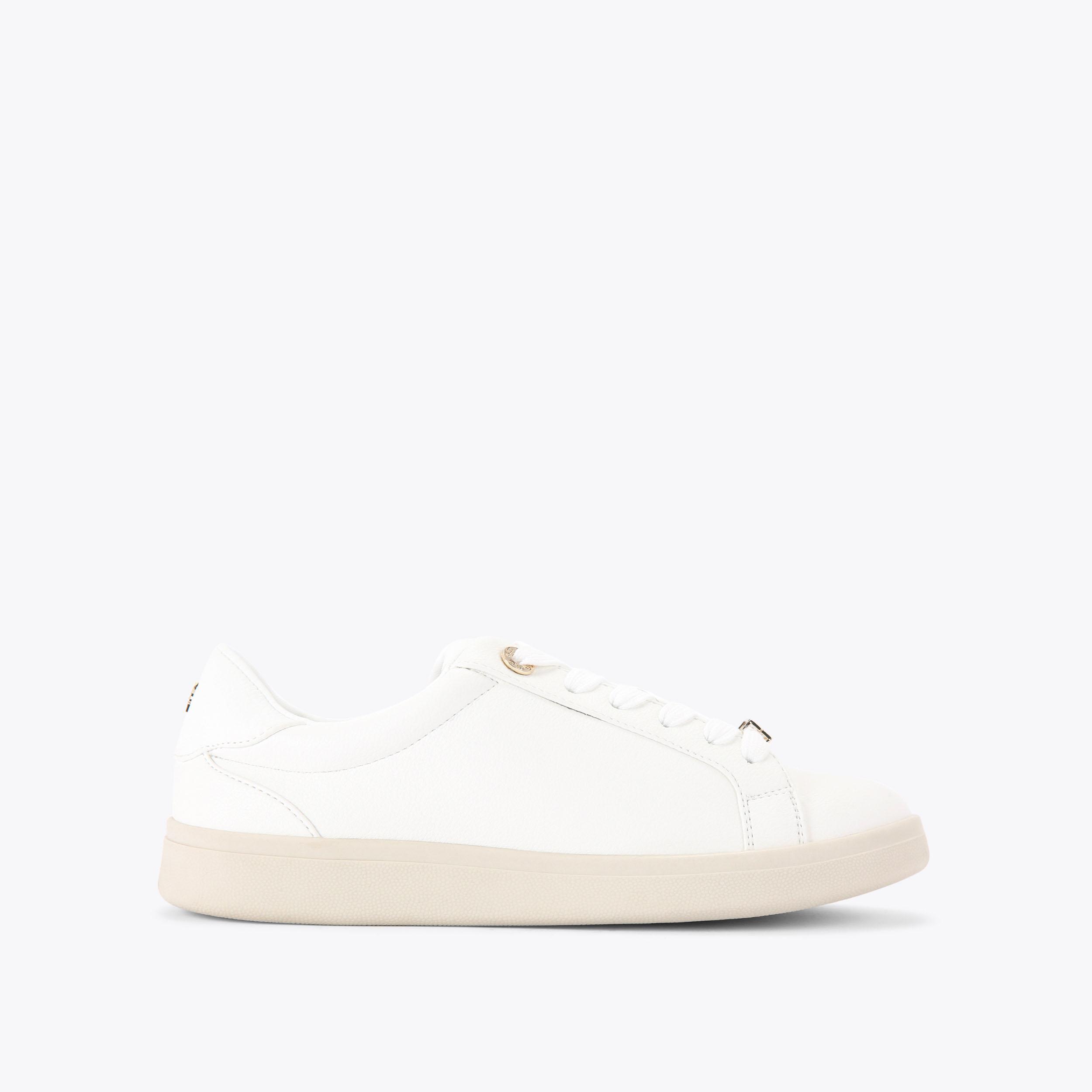 ELIZA White Lace Up Sneaker by KG KURT GEIGER