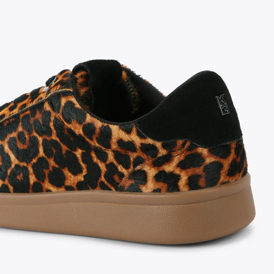 ELIZA Leopard Calfhair Sneaker by KG KURT GEIGER