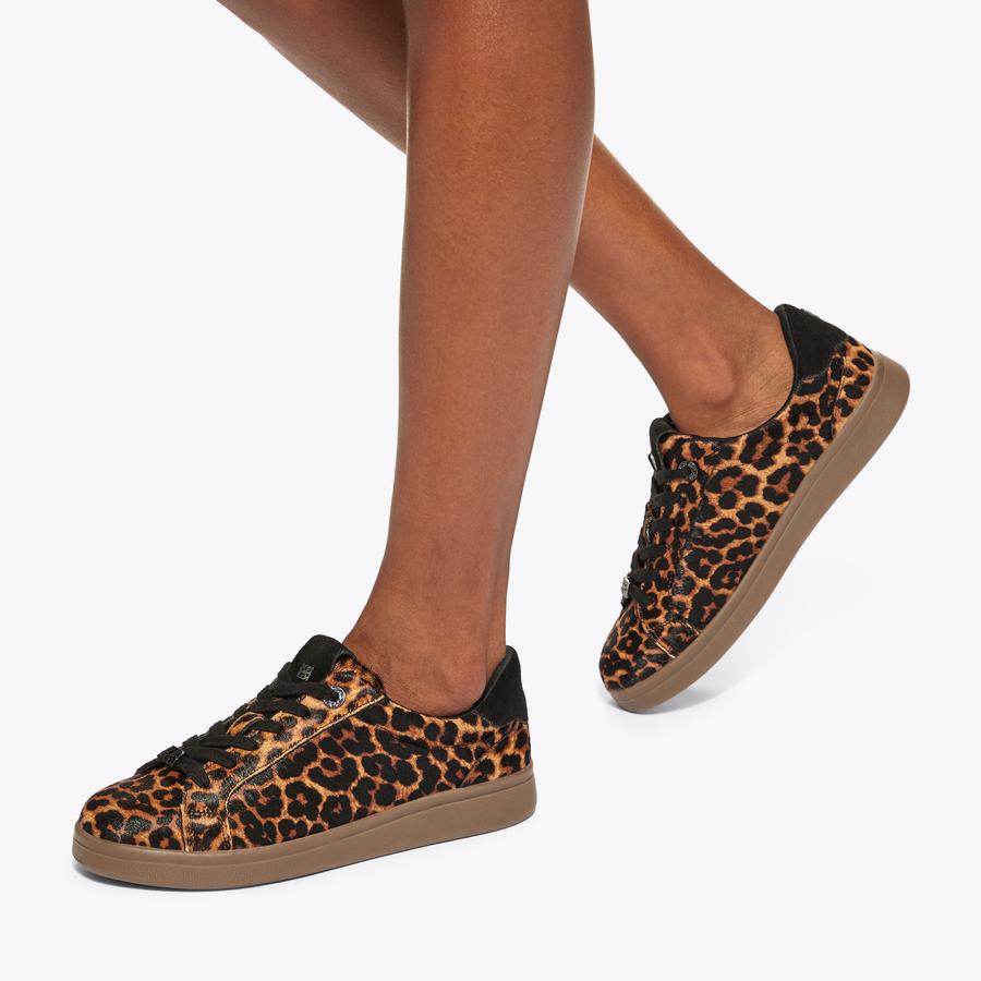 ELIZA Leopard Calfhair Sneaker by KG KURT GEIGER