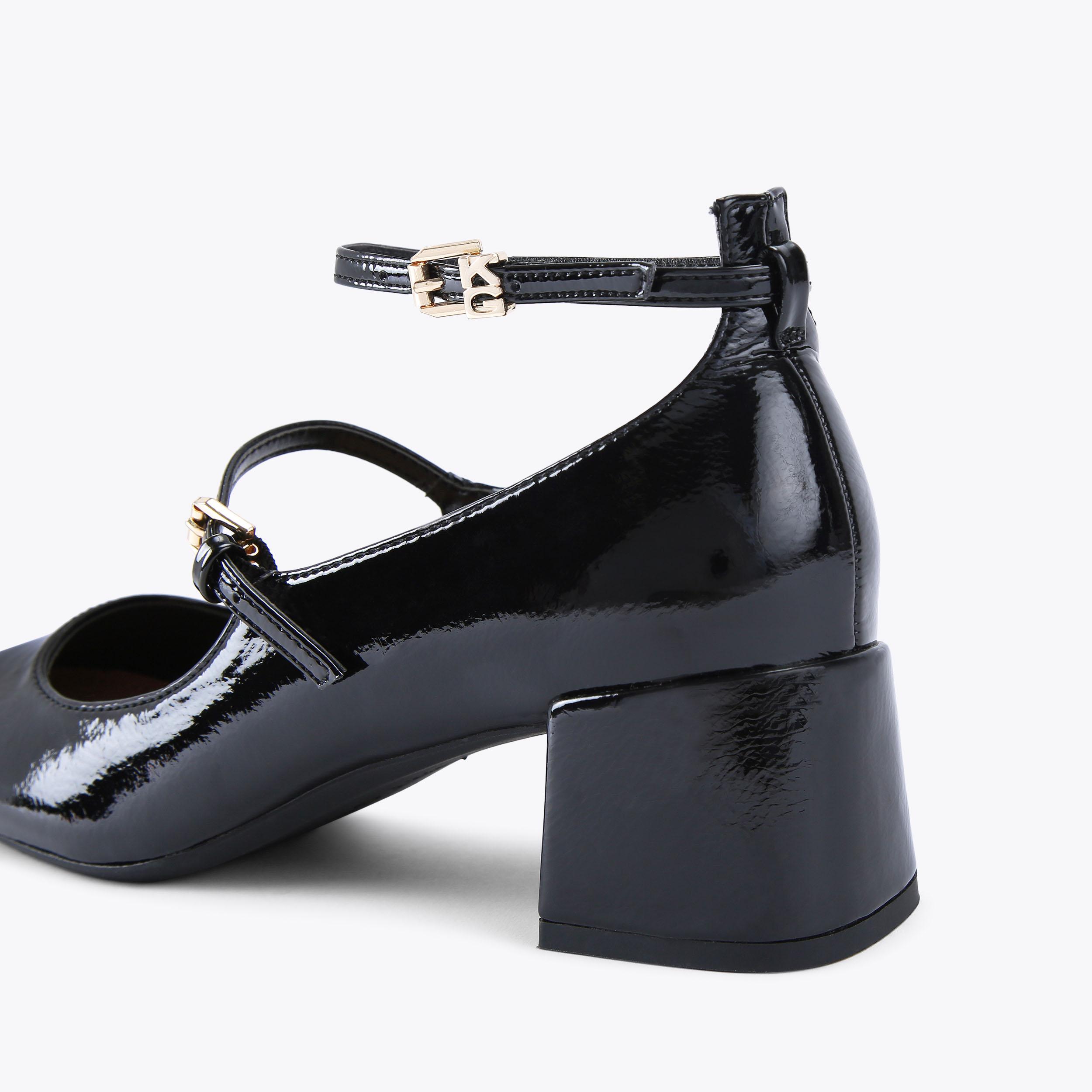 ADELAIDE Black Patent Heel by KG KURT GEIGER