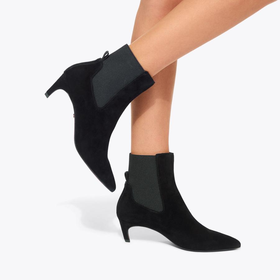 Kurt geiger black suede ankle boots store