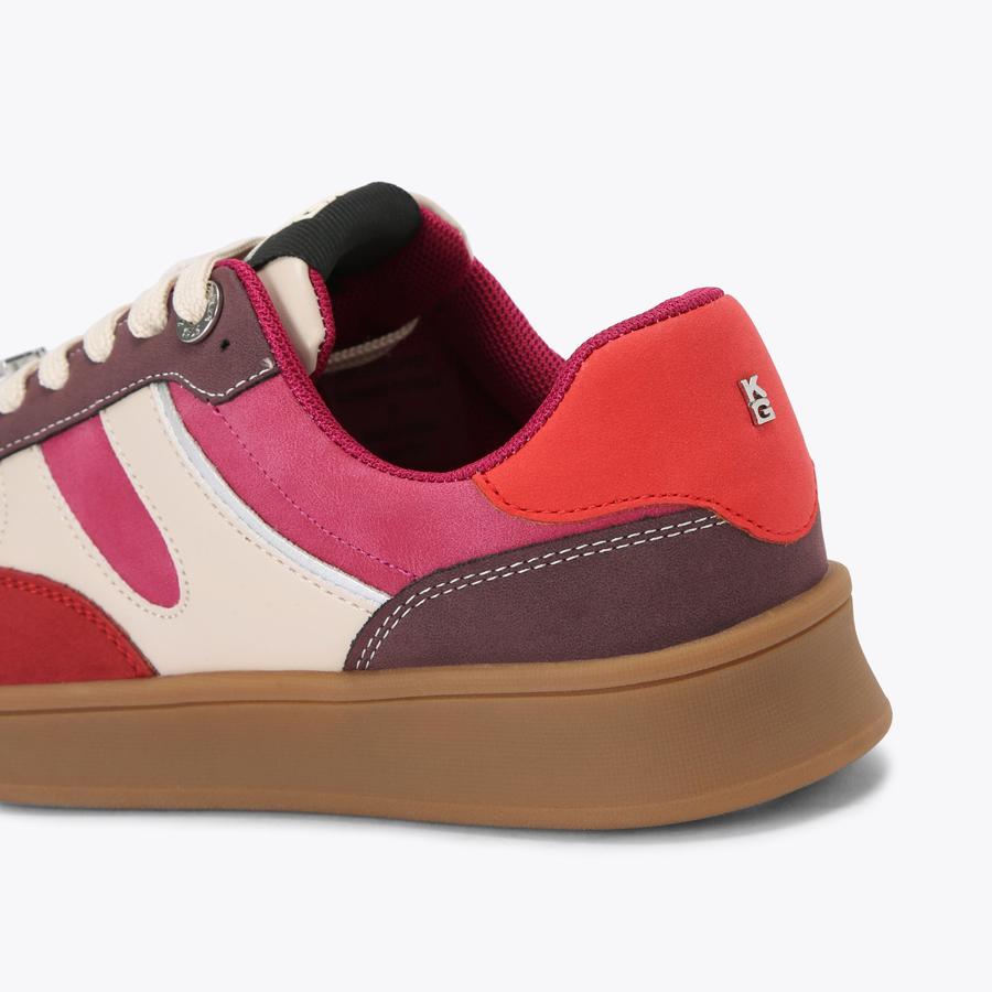 KINDRED Pink Lace Up Sneaker by KG KURT GEIGER KINDRED Pink Lace Up Sneaker by KG KURT GEIGER