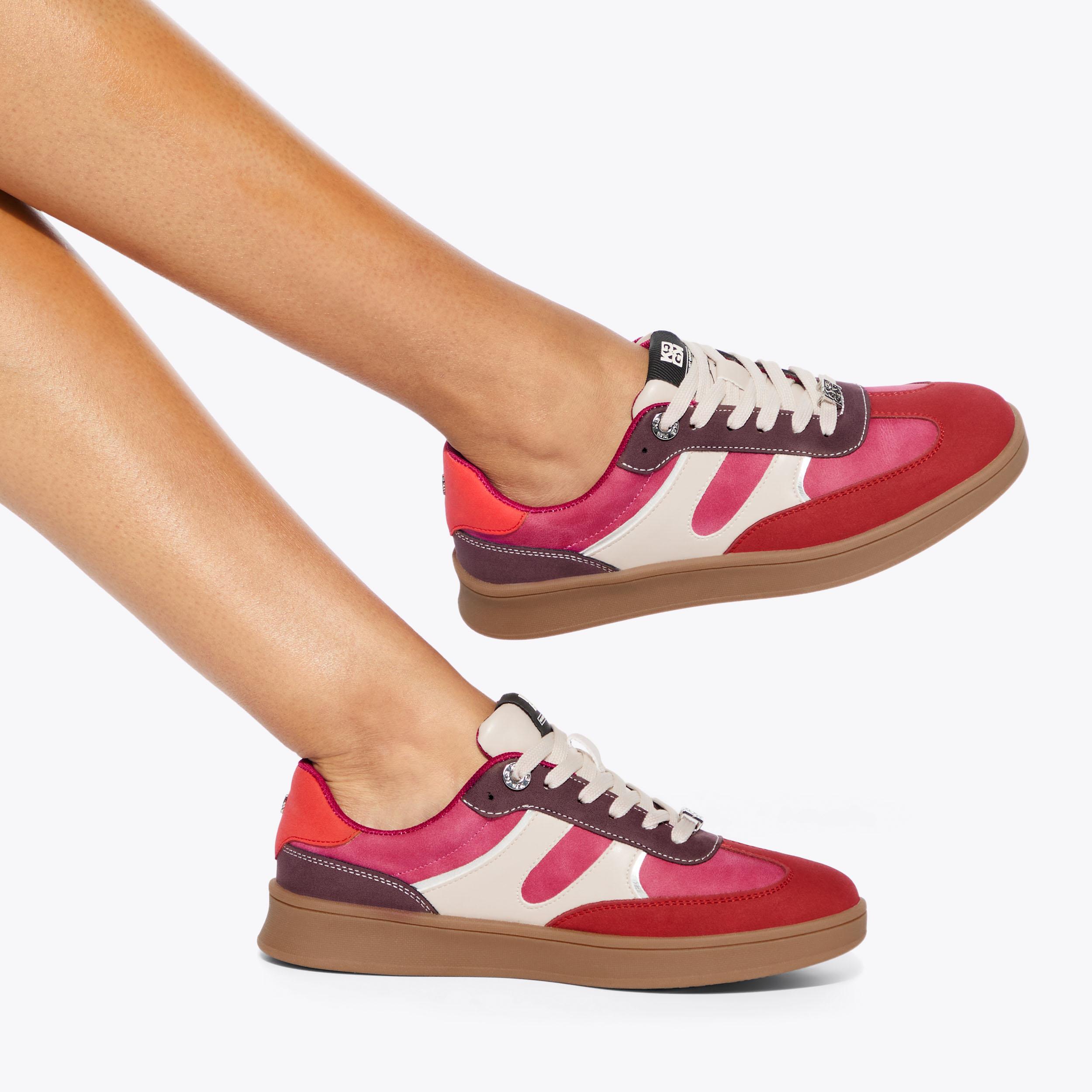 KINDRED Pink Lace Up Sneaker by KG KURT GEIGER KINDRED Pink Lace Up Sneaker by KG KURT GEIGER