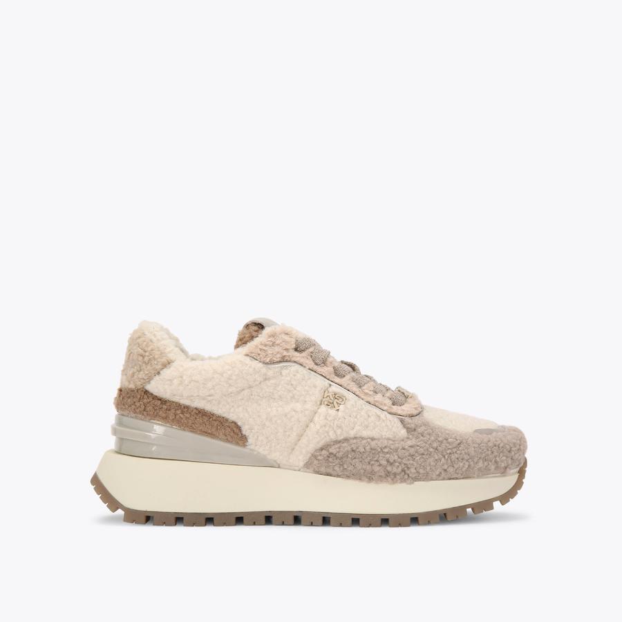 LOUISA WARM Faux Fur Sneaker by KG KURT GEIGER