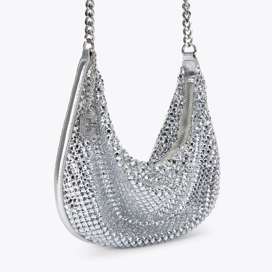 CIAO SHOULDER BAG Silver Chain Shoulder Bag by CARVELA