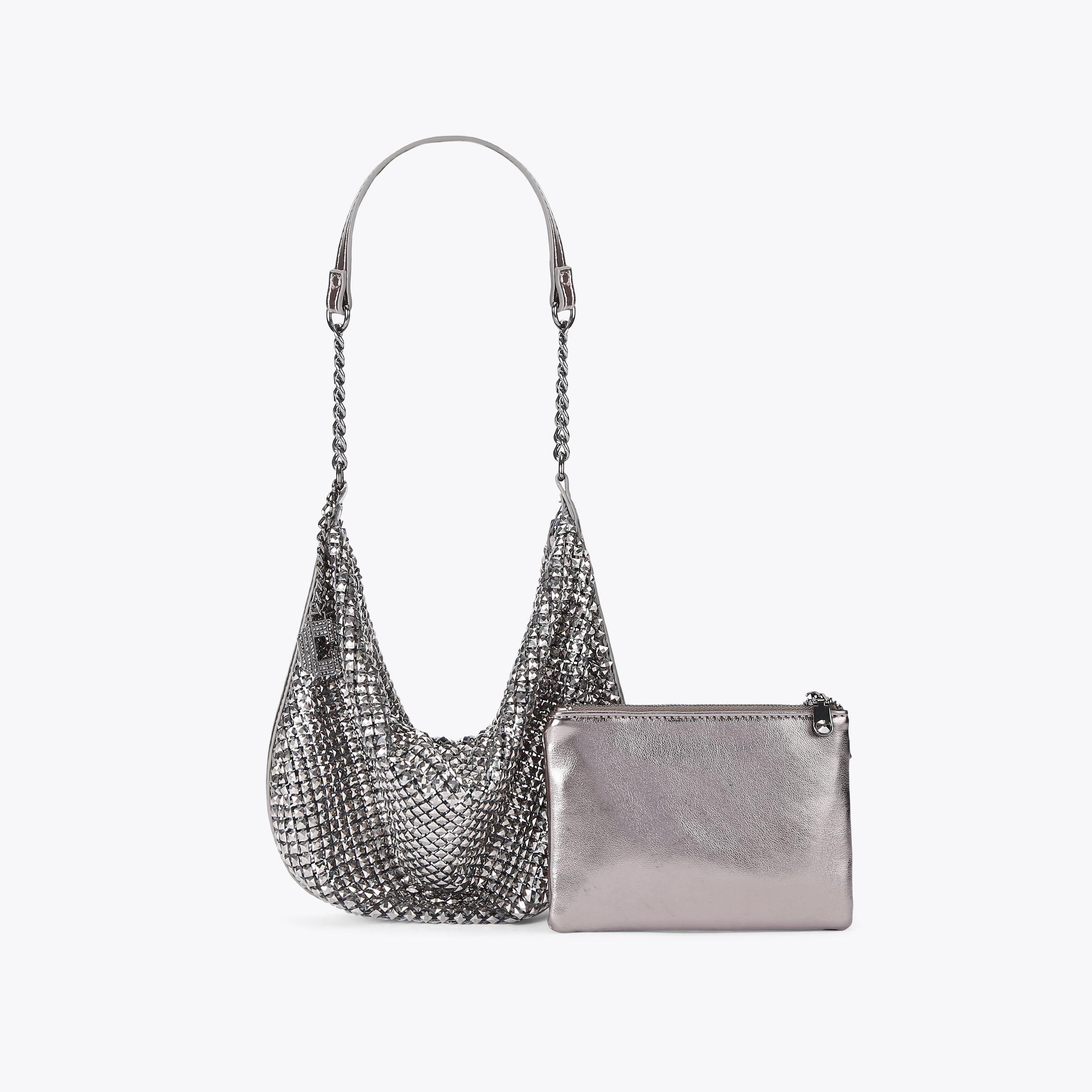 Silver carvela bag store