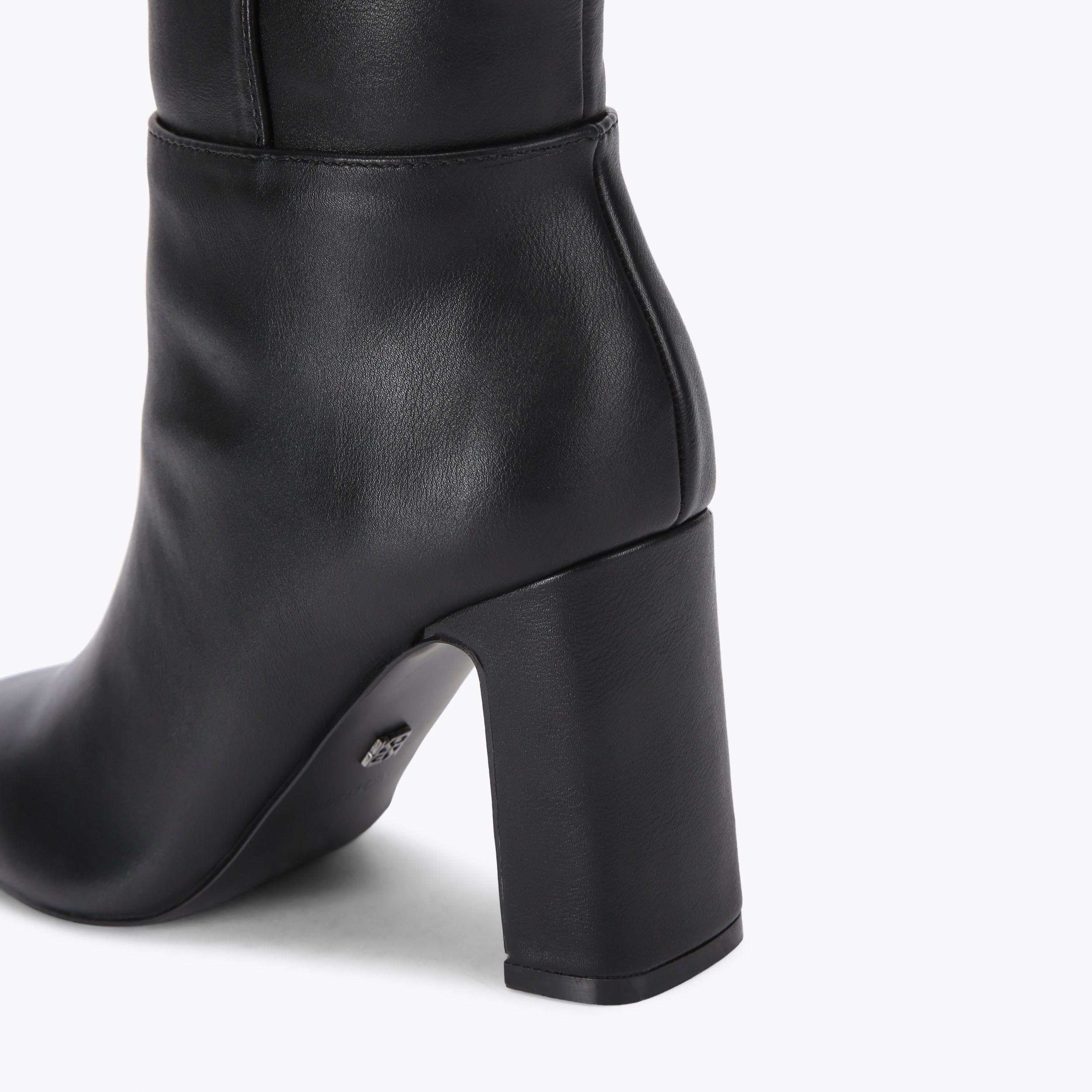TITAN HIGH LEG Black Knee High Boot by KG KURT GEIGER