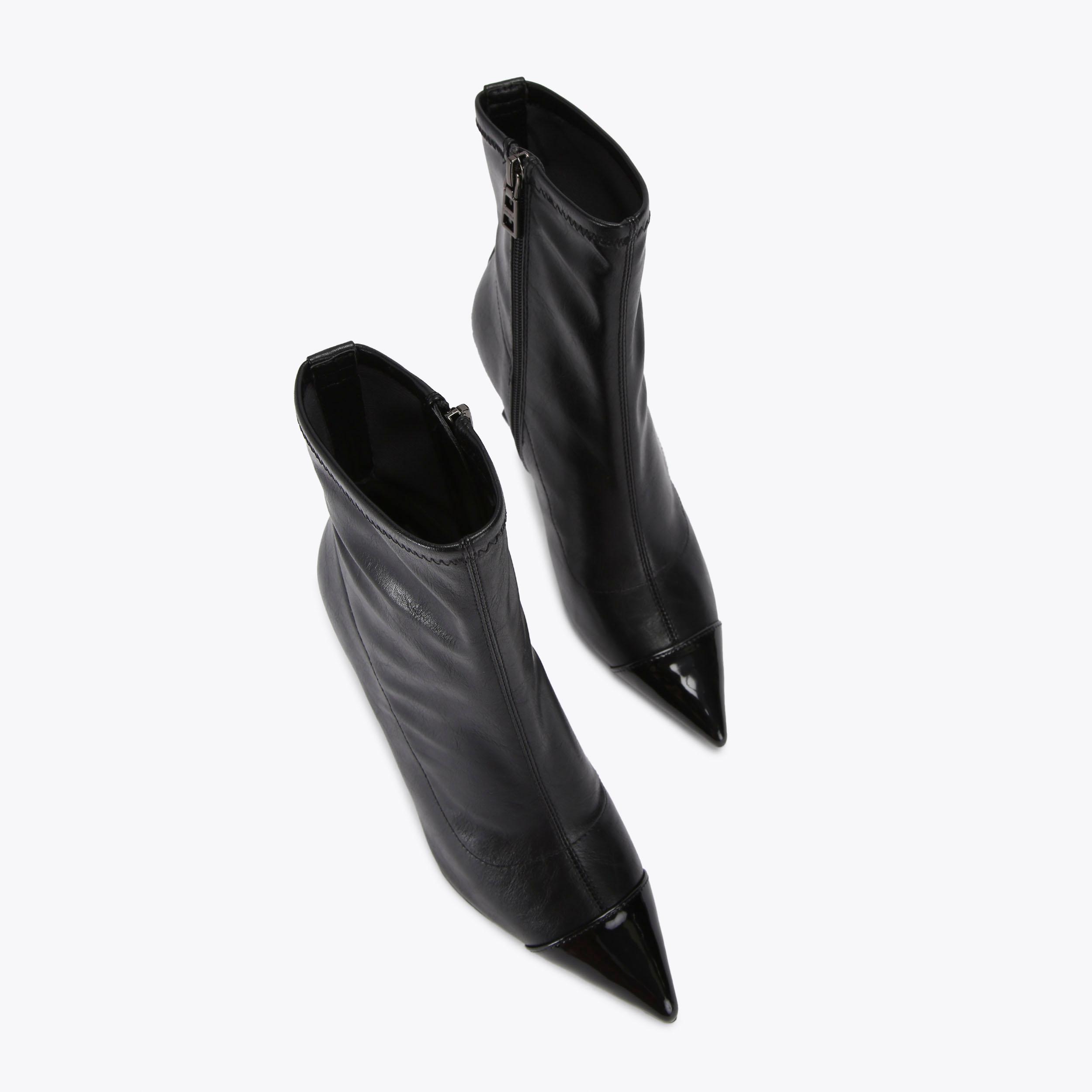 MIDNIGHT ANKLE Black Heeled Ankle boot by CARVELA
