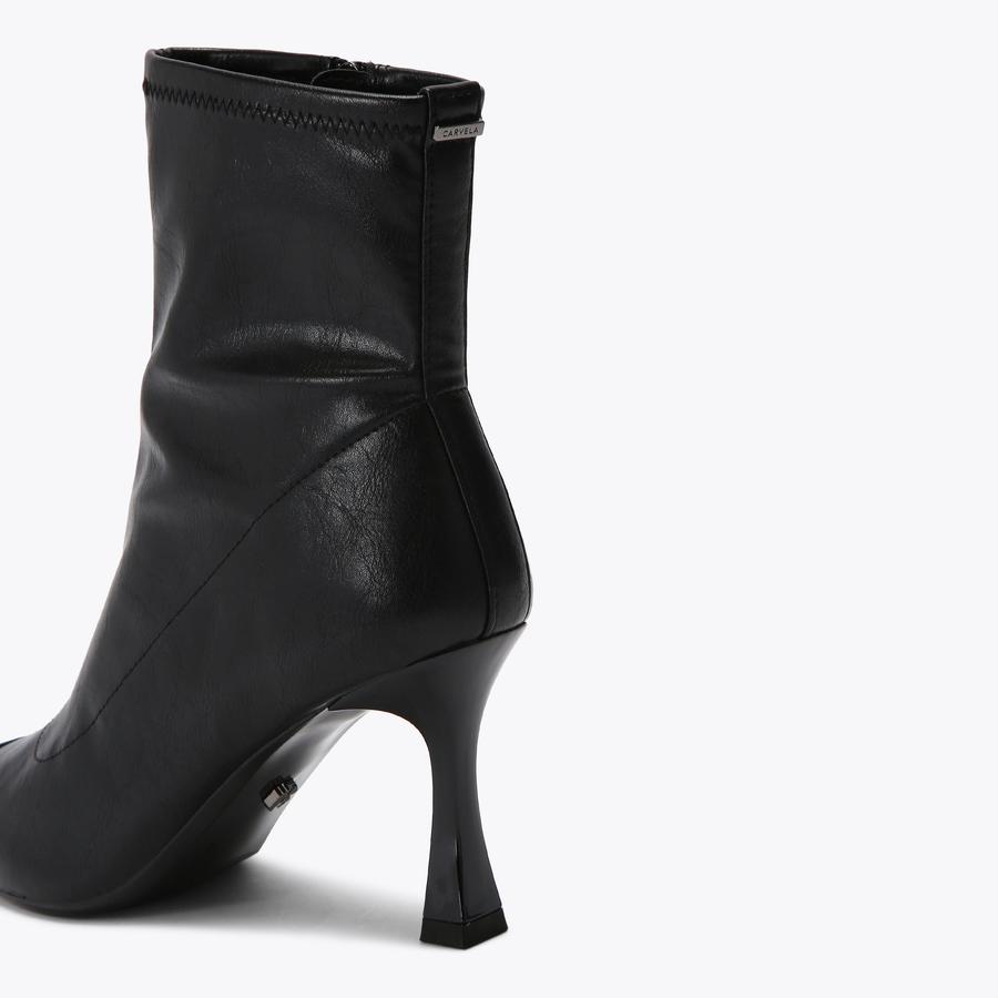 MIDNIGHT ANKLE Black Heeled Ankle boot by CARVELA