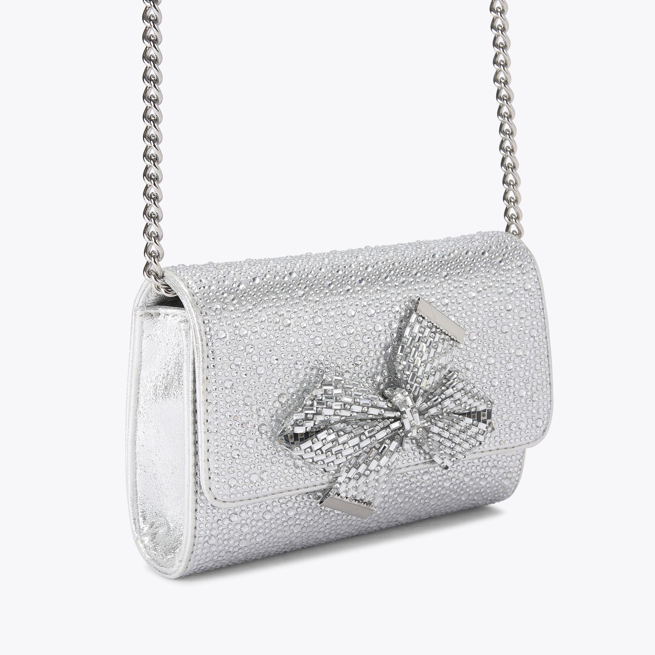 シルバー Classic Bow ボディバッグ シルバー Classic Bow ボディバッグ