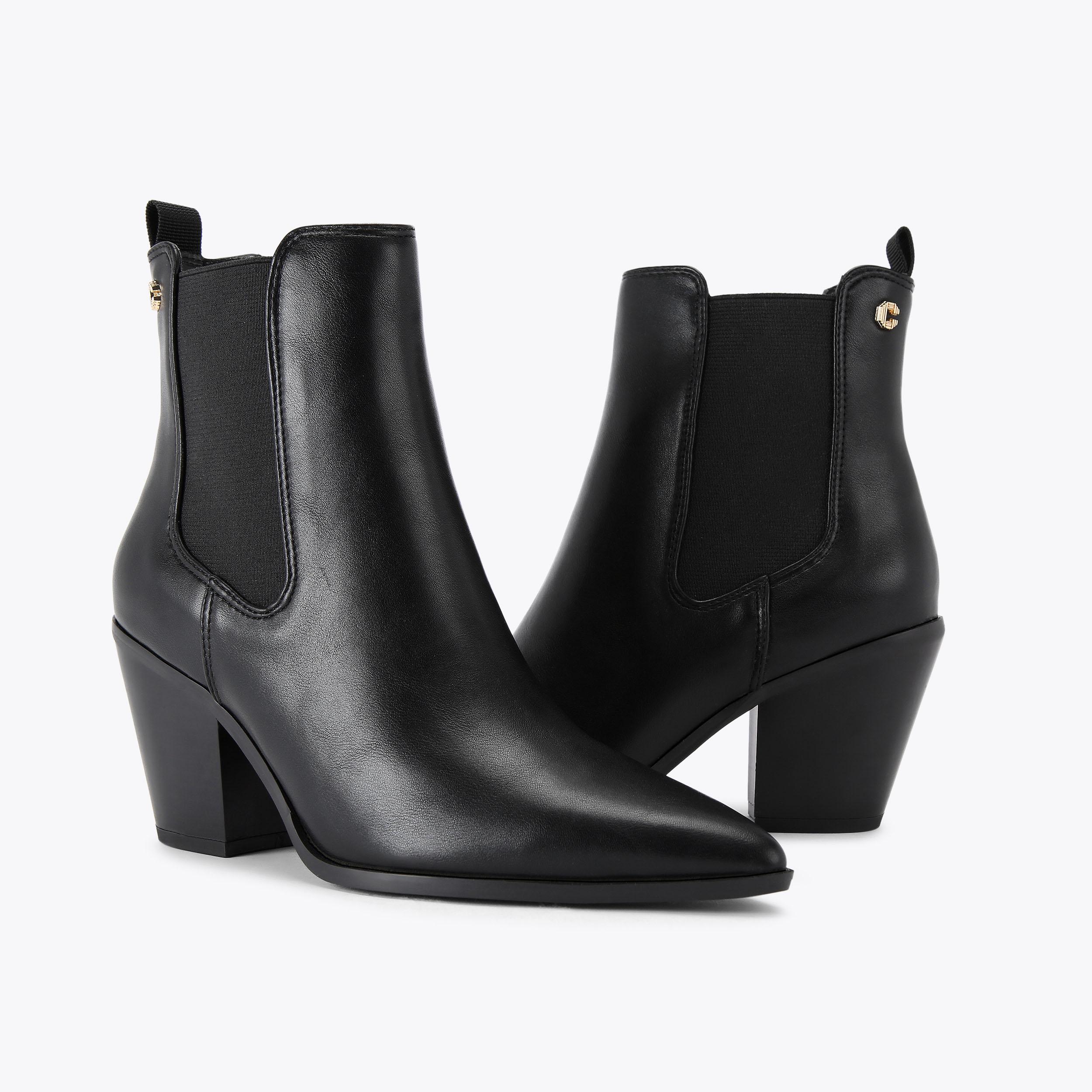 RANCH ANKLE Black Ankle Boot by CARVELA