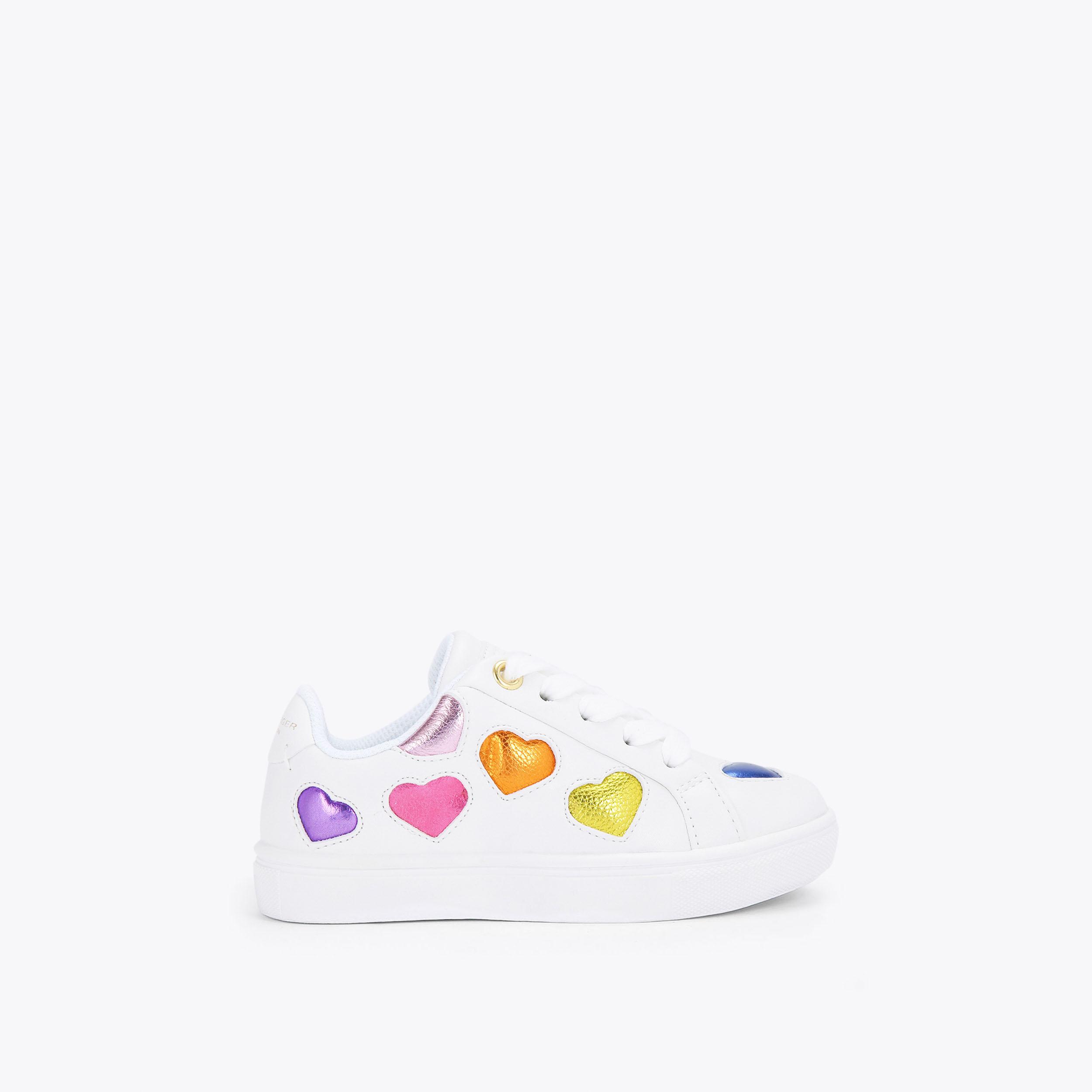 MINI LANE LOVE White Sneaker by KURT GEIGER LONDON