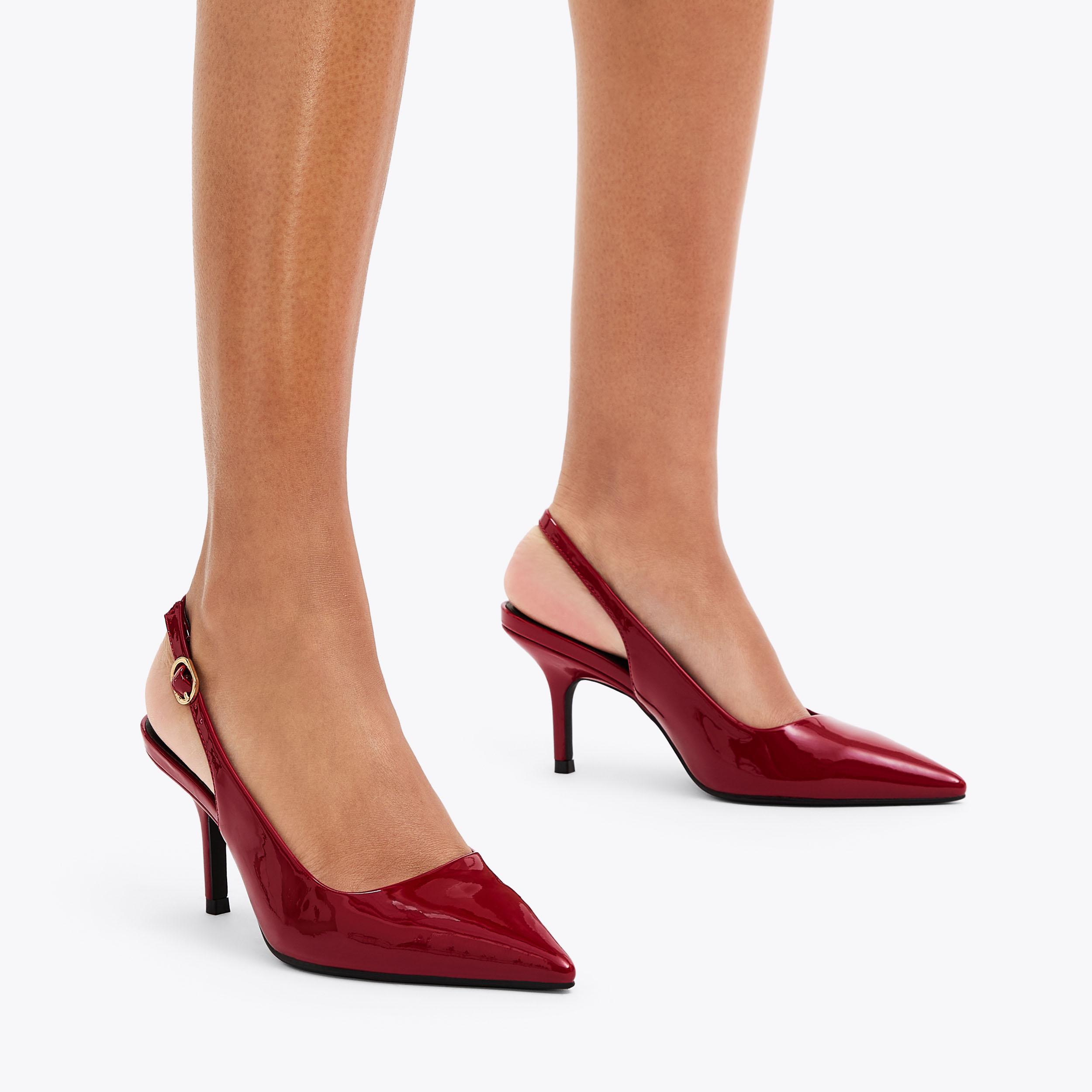 SPIRIT SLING Red Patent Heel by CARVELA