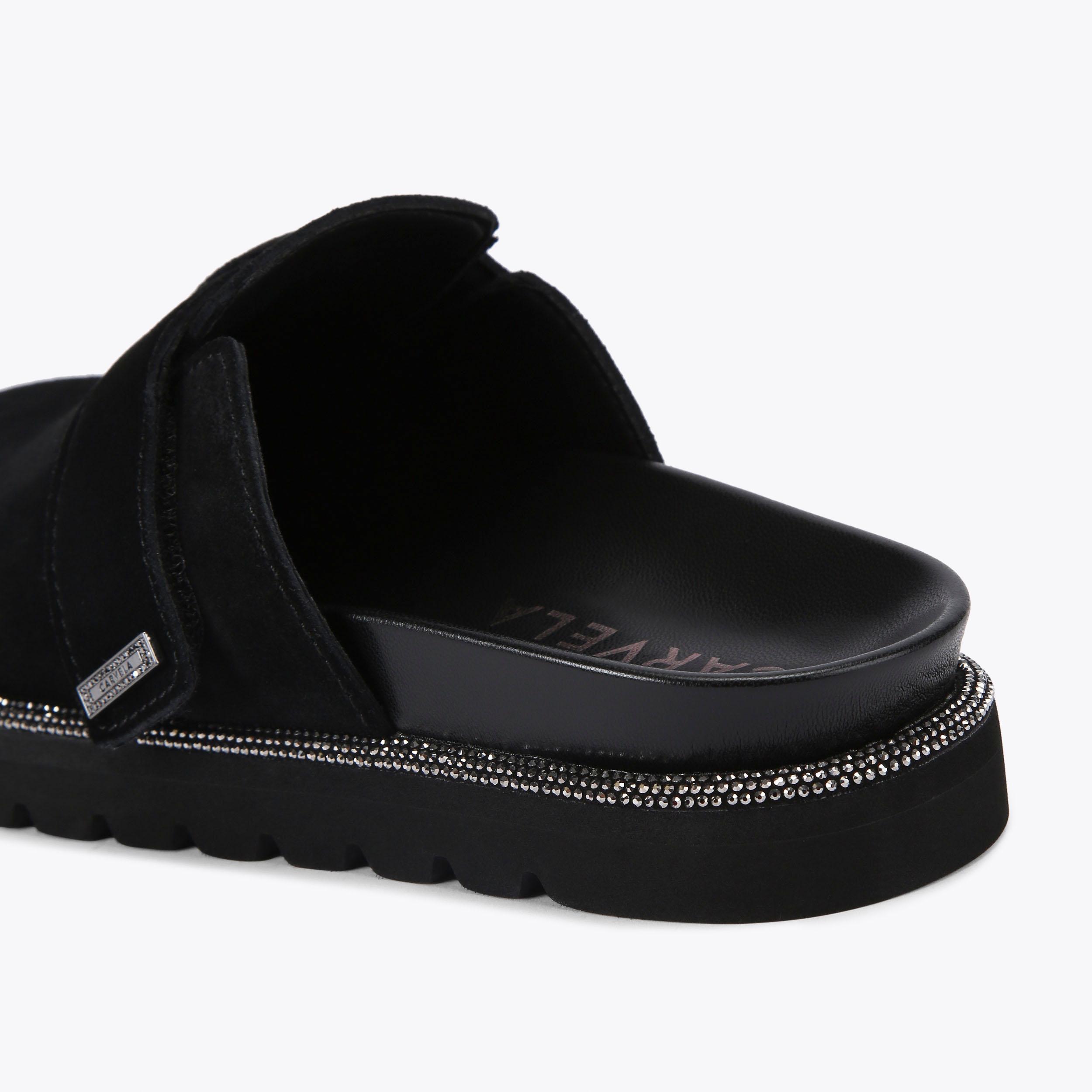 snakeskin leather sandals