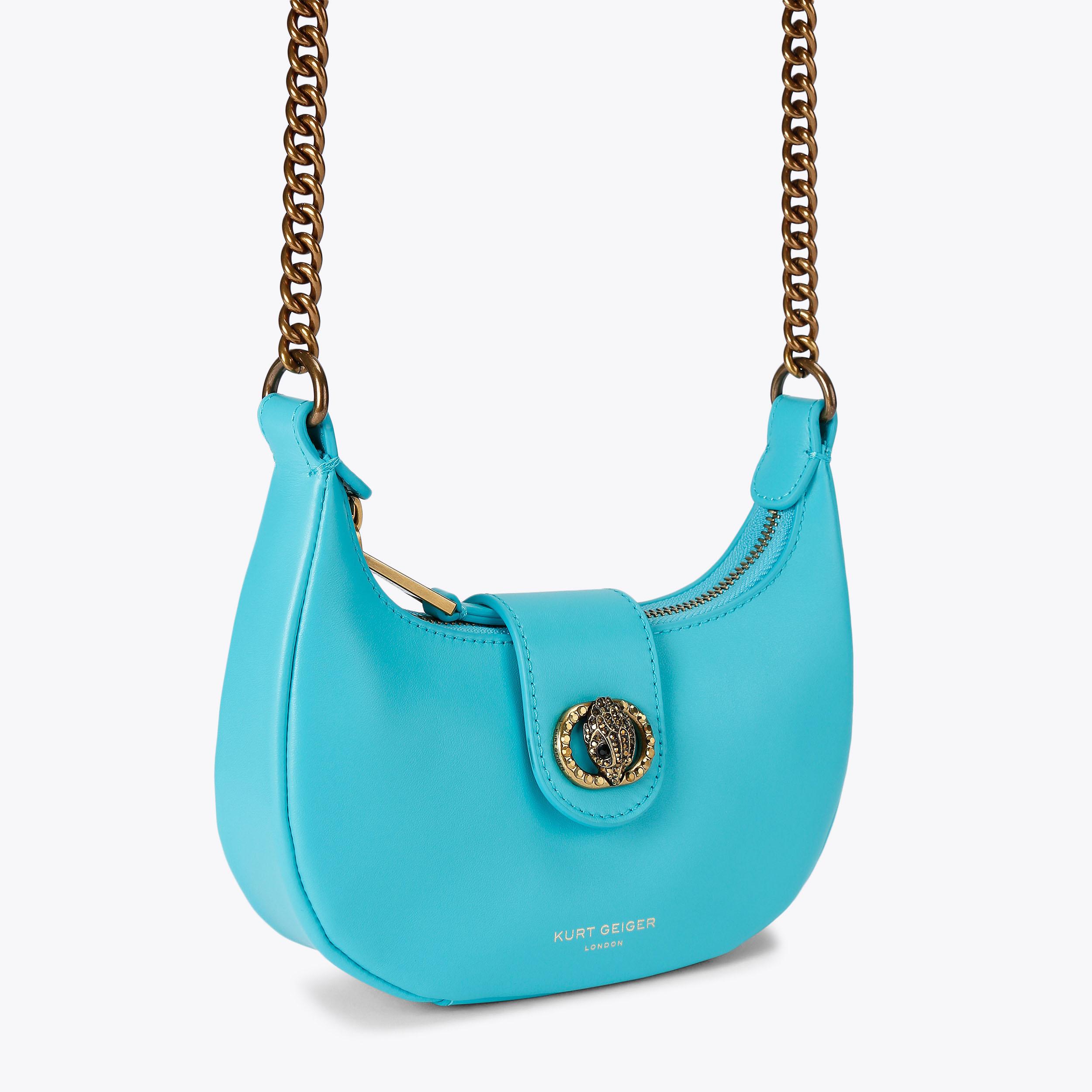 CHELSEA SM HOBO XBODY Turquoise Cross Body Bag by KURT CHELSEA SM HOBO XBODY Turquoise Cross Body Bag by KURT